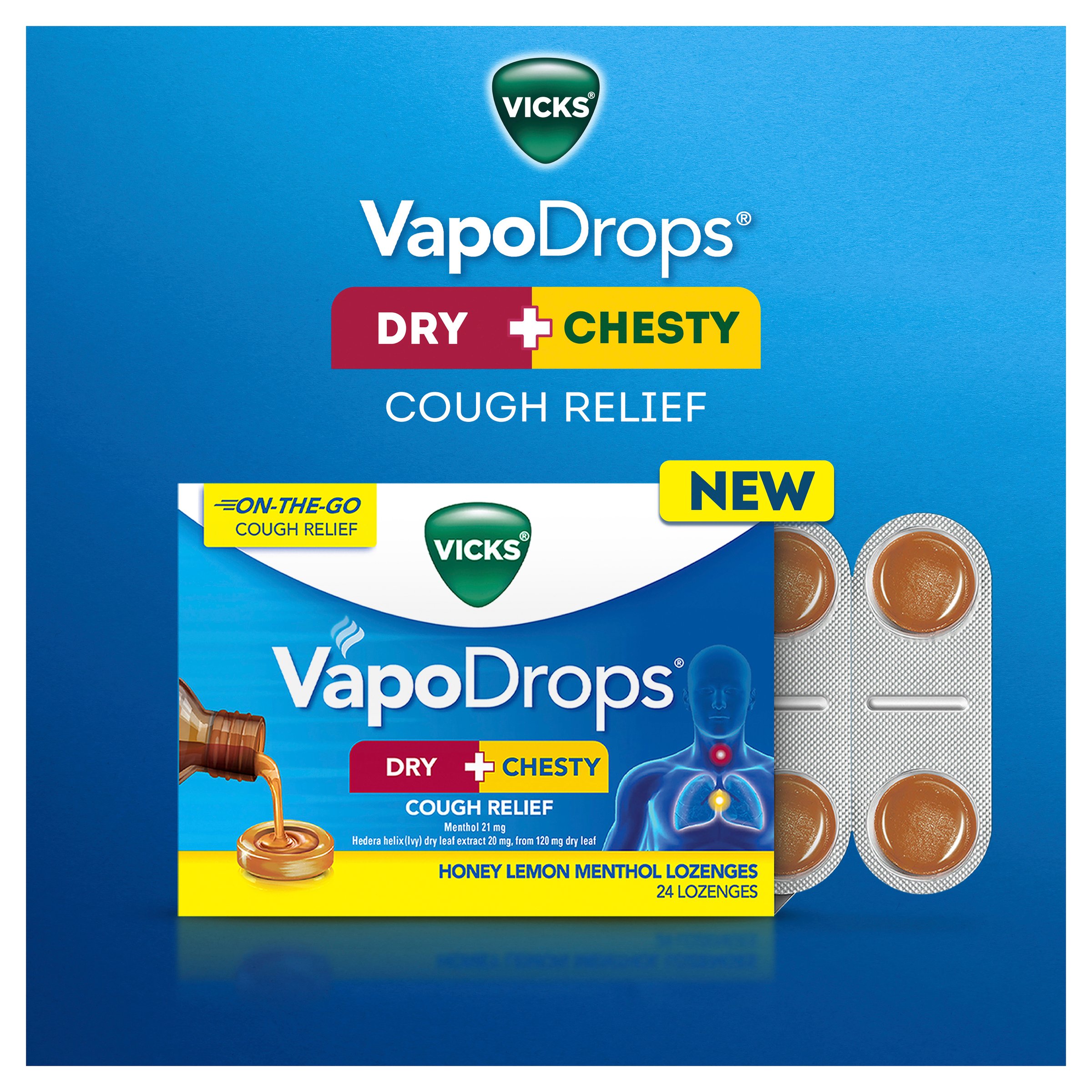 Vicks Dry+Chesty 24 lozenges - Image 9
