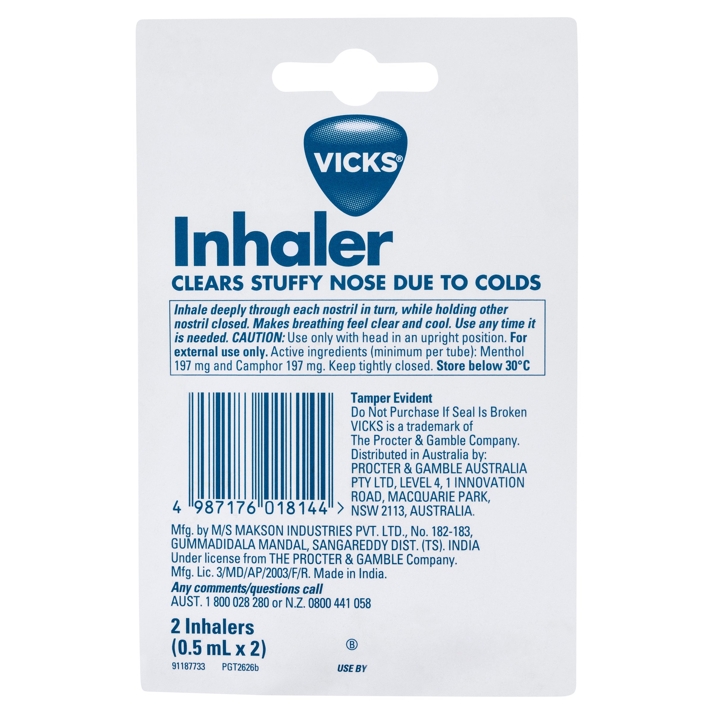 Vicks Inhaler Twin Pack - Image 2