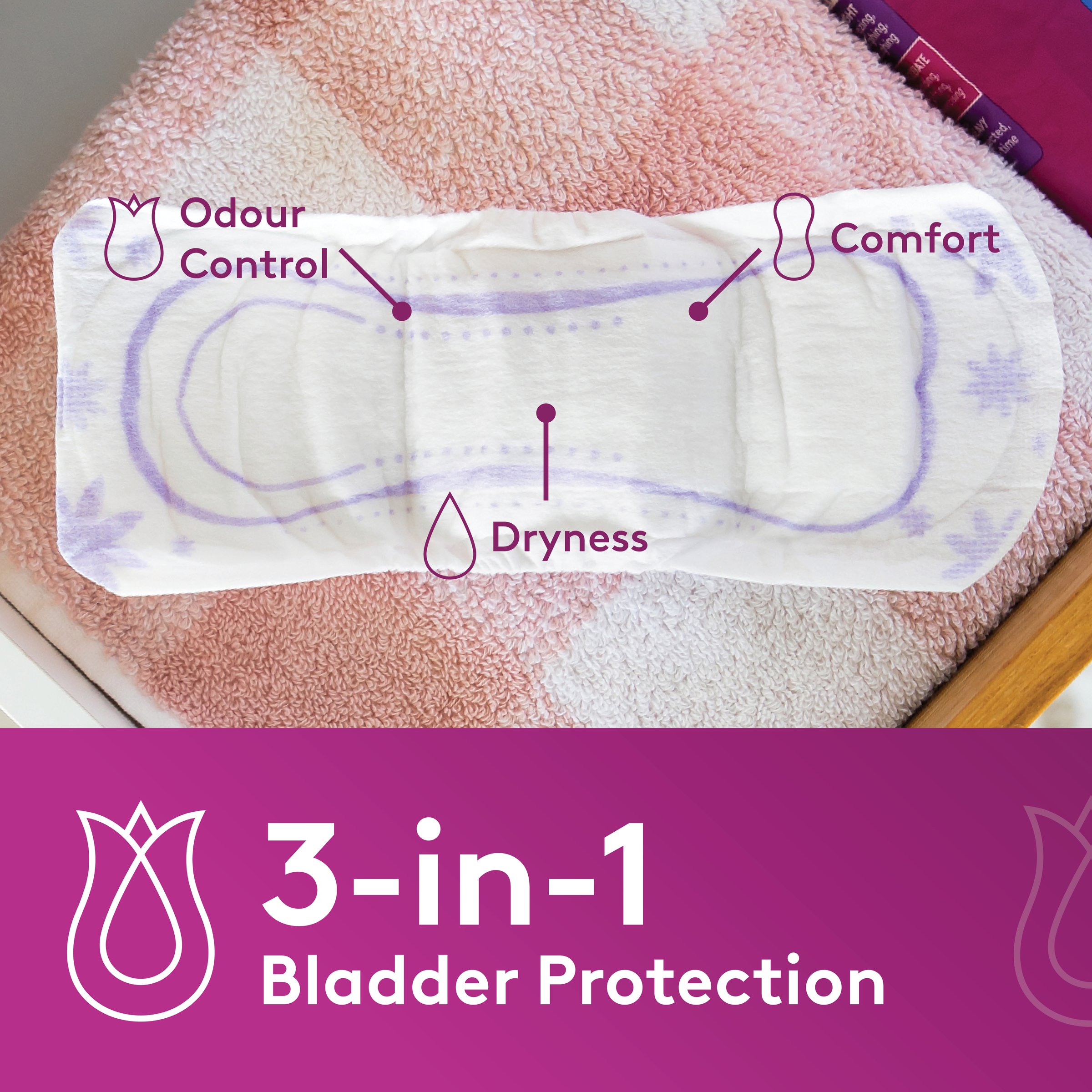 Poise Pads Overnight 8 pack - Image 10