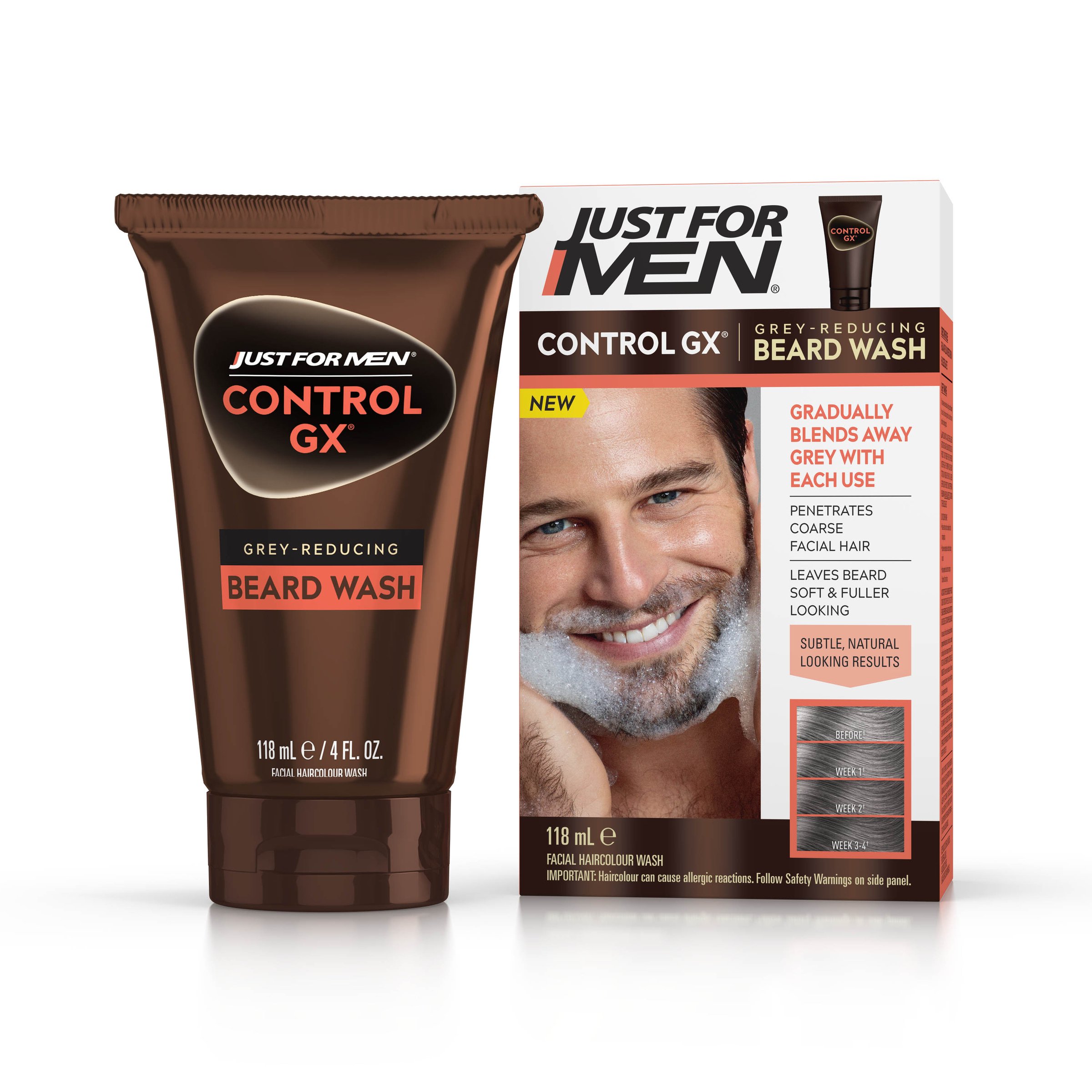Just For Men Control GX Beard Wash 118ml - Image 5