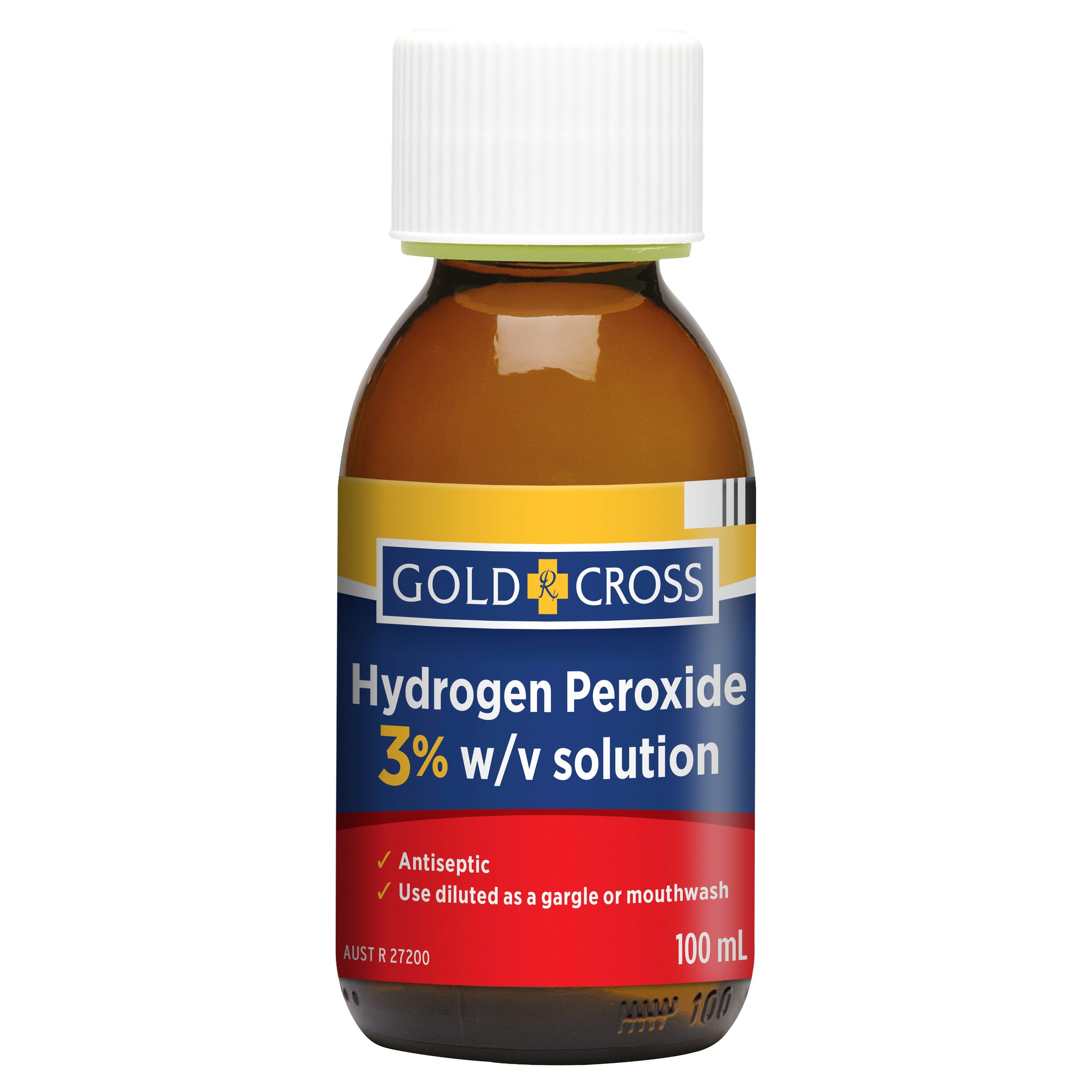 Gold Cross Hydrogen Peroxide 3% 10 Vol 100ml - Image 1