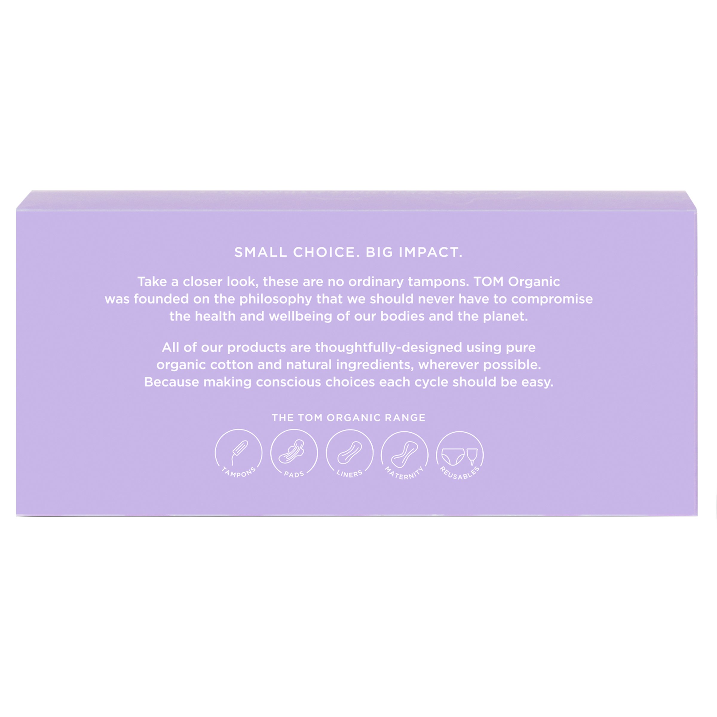 Tom Organic Tampons Super 16 pack - Image 2