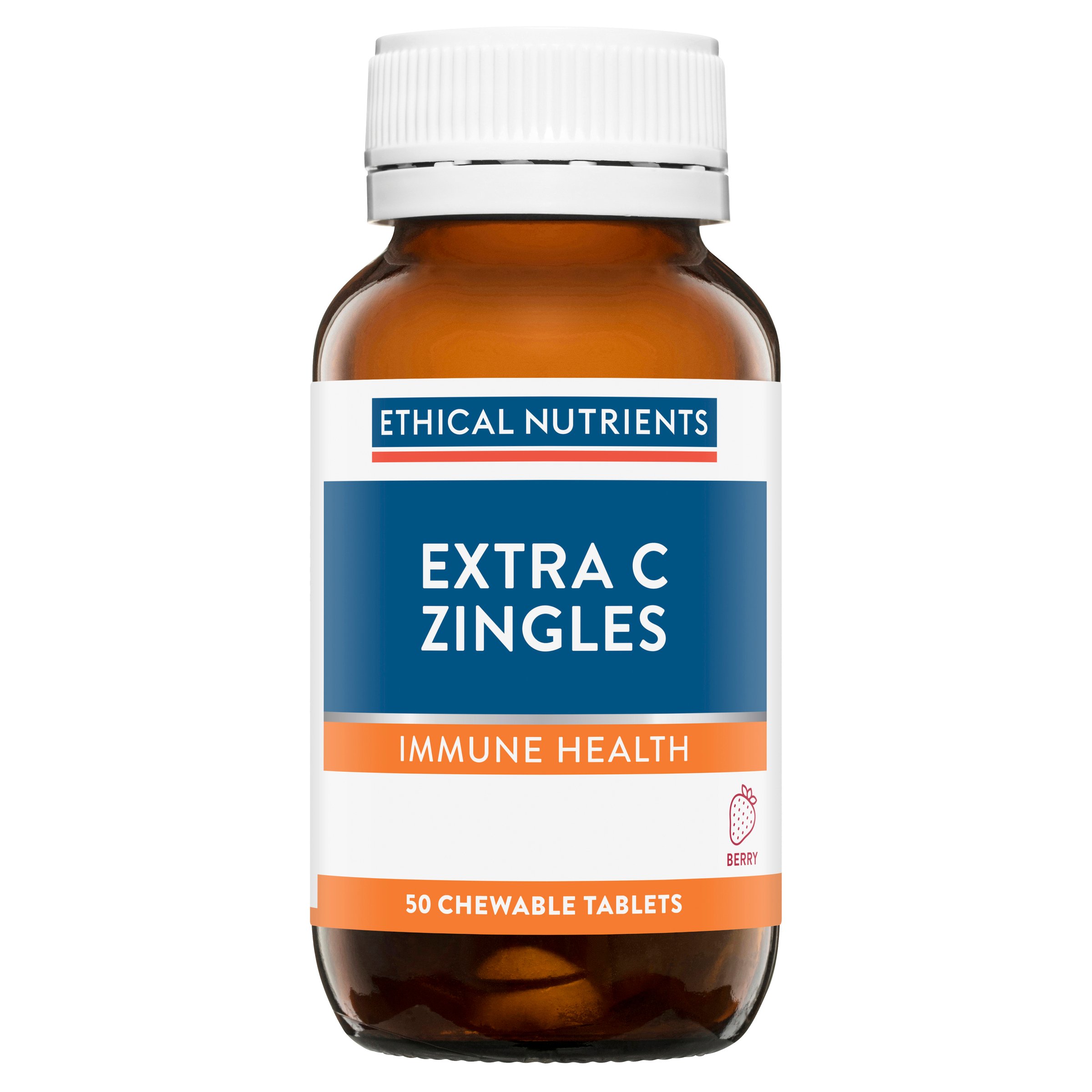 Ethical Nutrients Extra C Zingles Berry 50 chewable tablets - Image 5