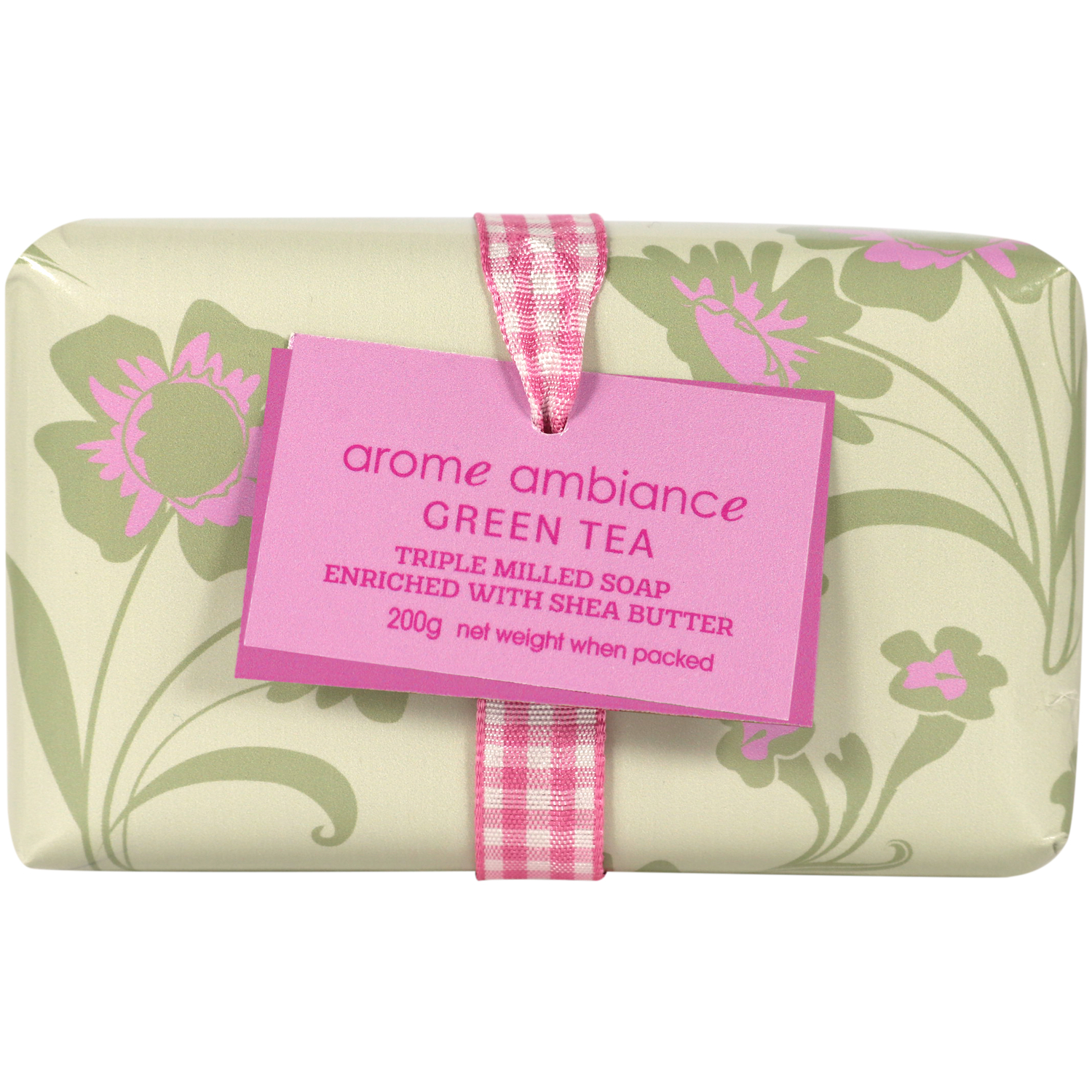 Arome Ambiance Wrapped Triple Milled Soap Green Tea 200g