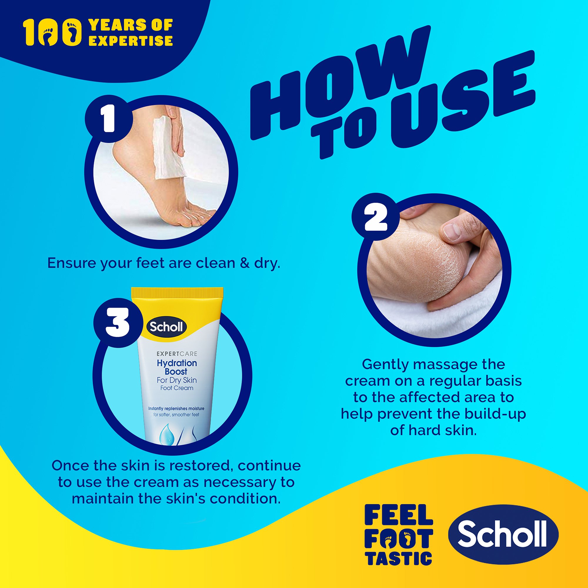 Scholl ExpertCare Hydration Boost Foot Cream 75ml - Image 4