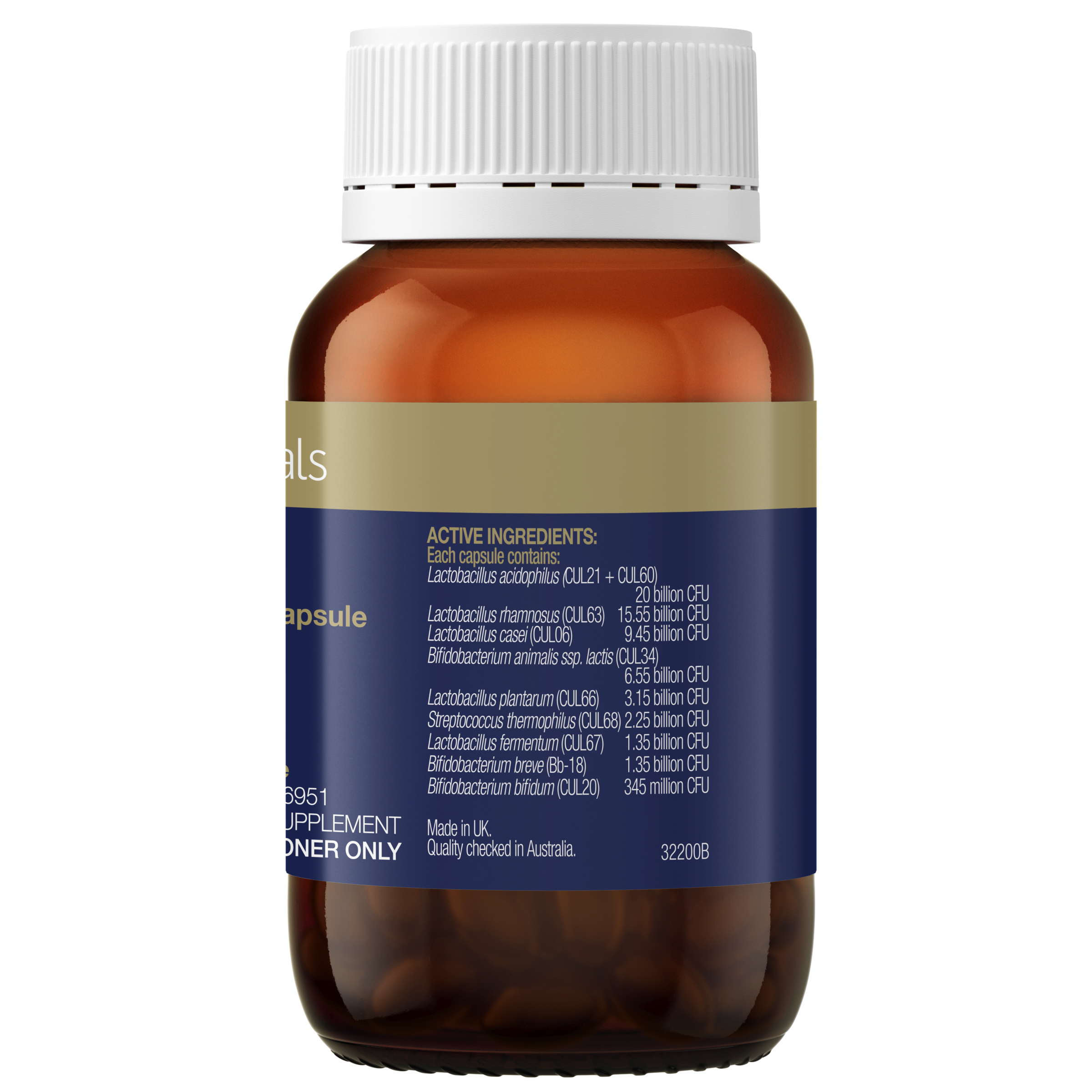 BioCeuticals UltraBiotic 60 - 60 capsules - Image 2