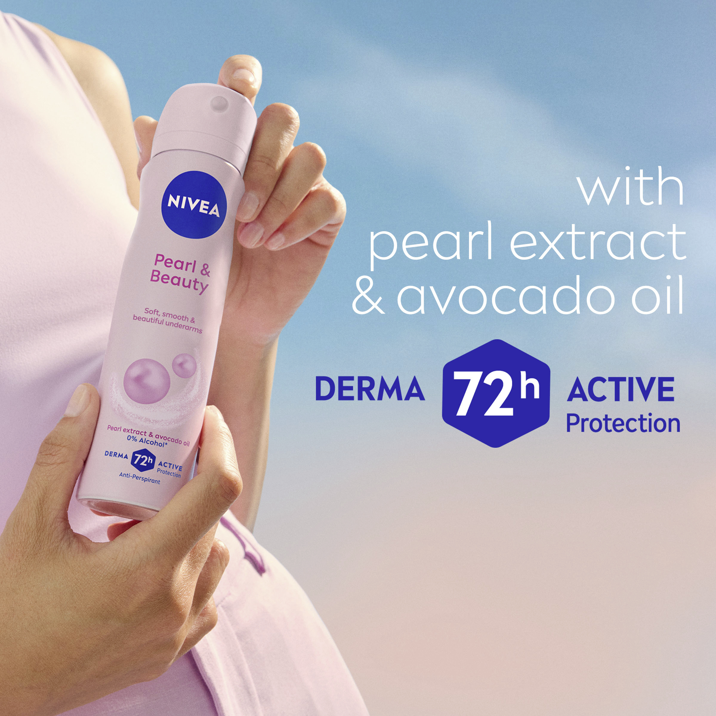 Nivea Deodorant Aerosol Pearl & Beauty 250ml - Image 7