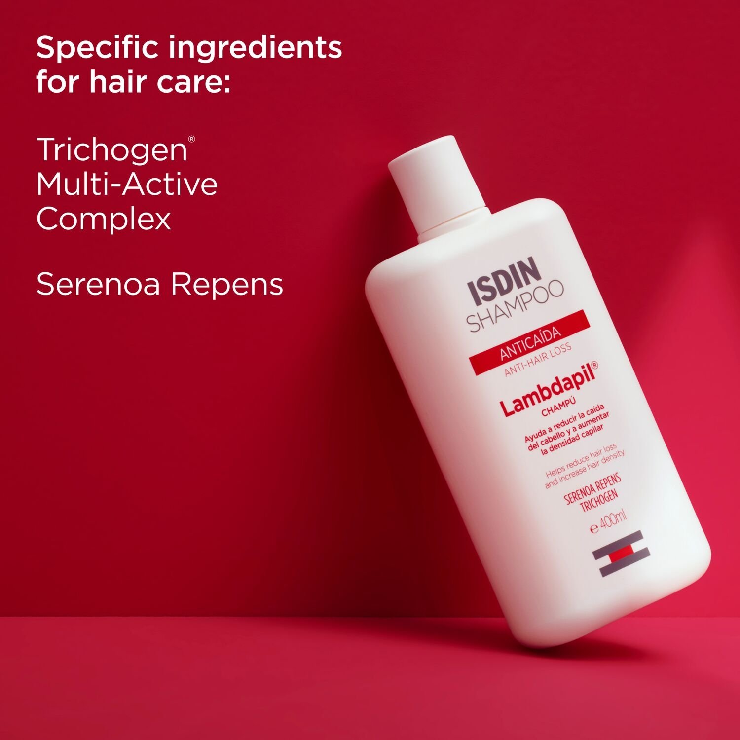 ISDIN Lambdapil Anti Hair Loss Shampoo 400ml - Image 2