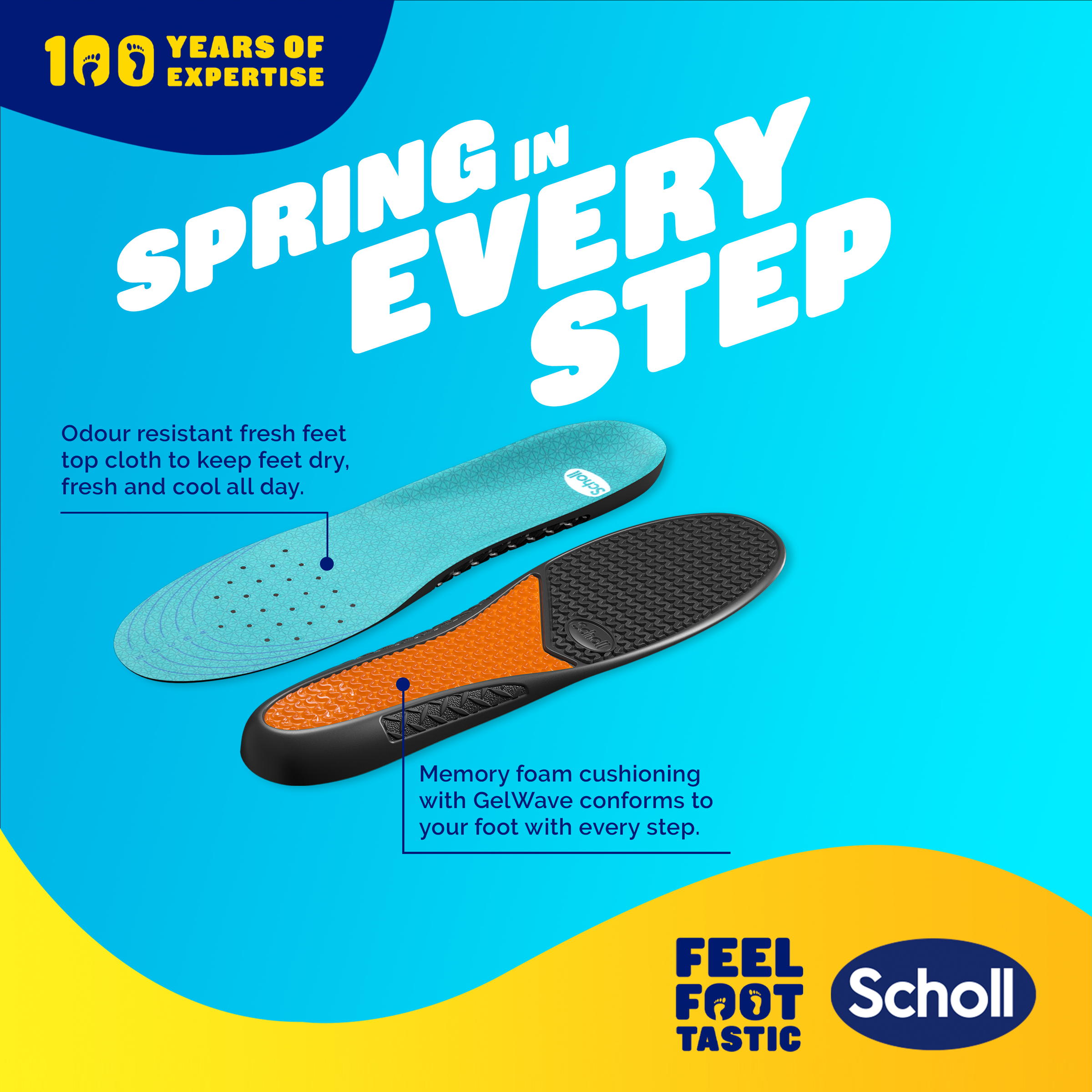 Dr.Scholl's Gel Activ Insole Work & Boot Small 1 each - Image 4