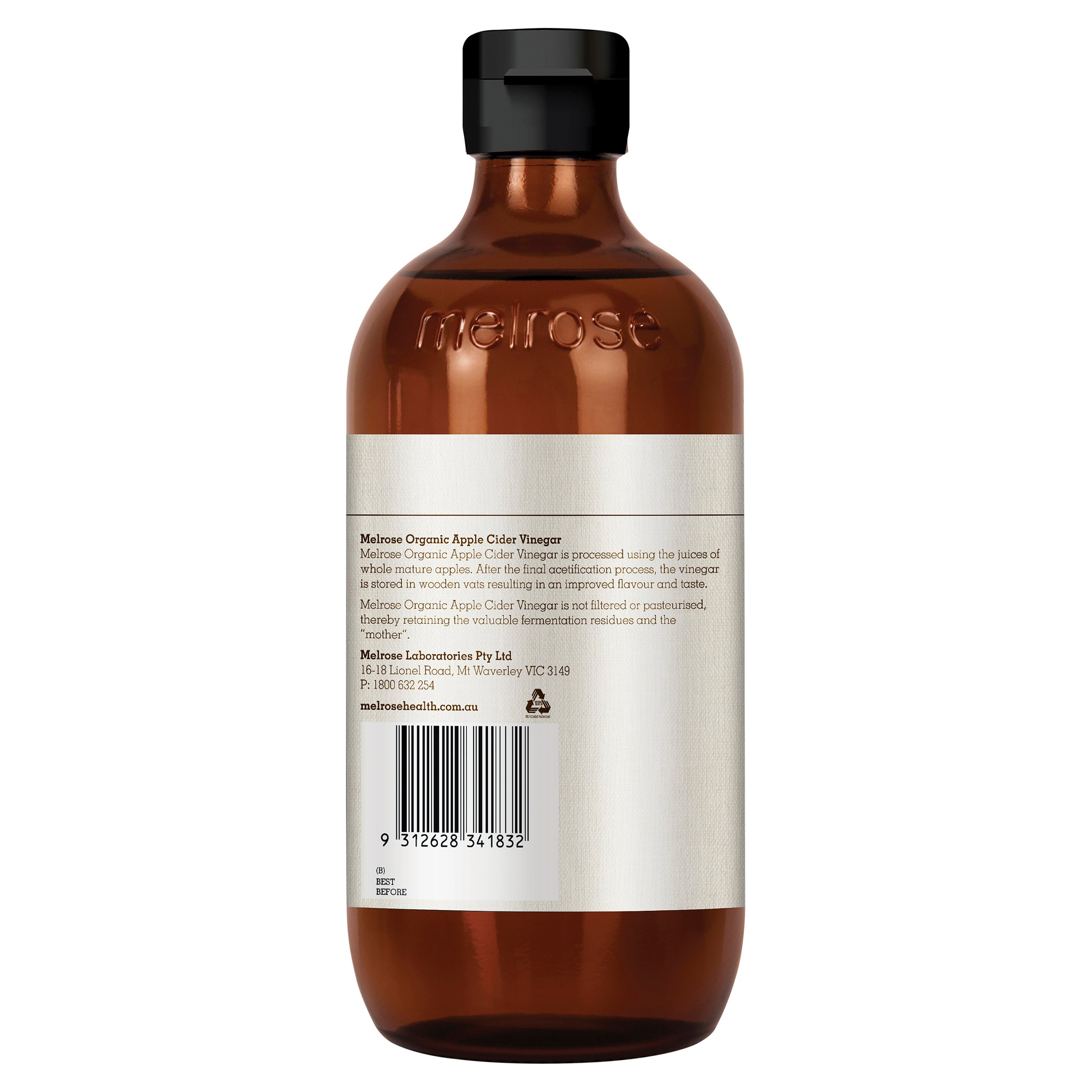Melrose Organic Apple Cider Vinegar 500ml - Image 2