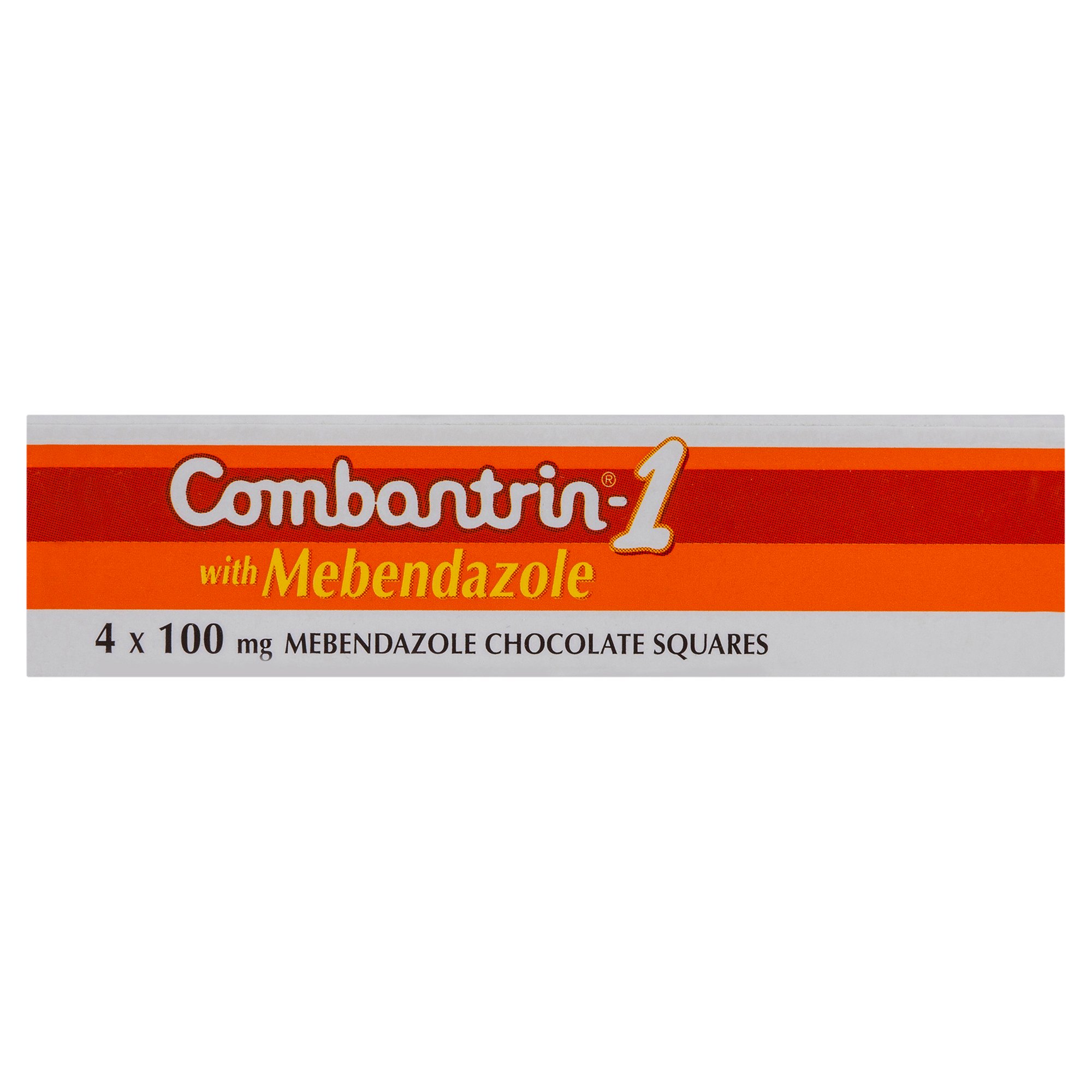 Combantrin 1 With Mebendazole Chocolate Squares 4 tablets - Image 5