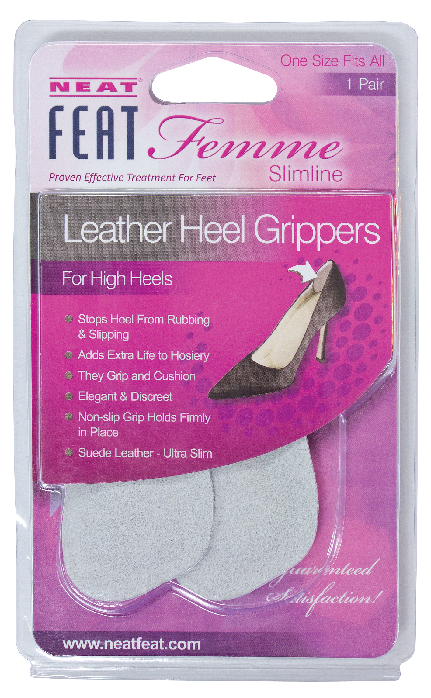 Neat Feat Femme Leather Heel Grippers 1 pair