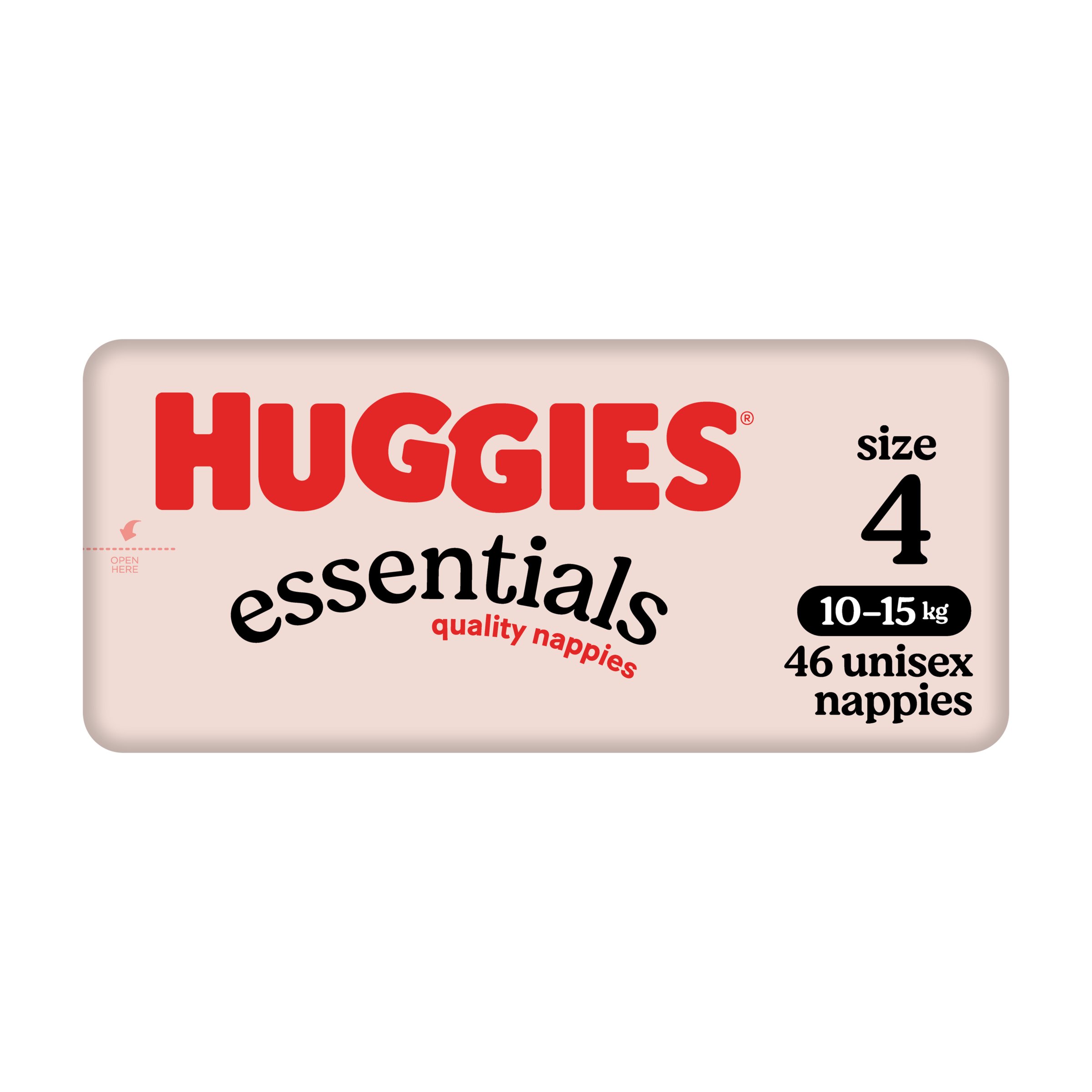 Huggies Nappies Essentials Toddler 46 pack - Image 5