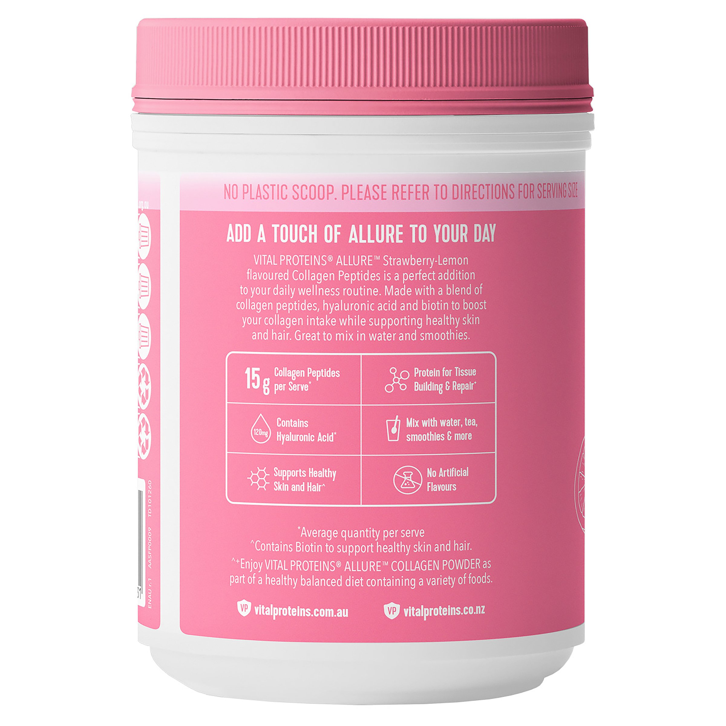Vital Proteins Allure Strawberry Lemon 271g - Image 3