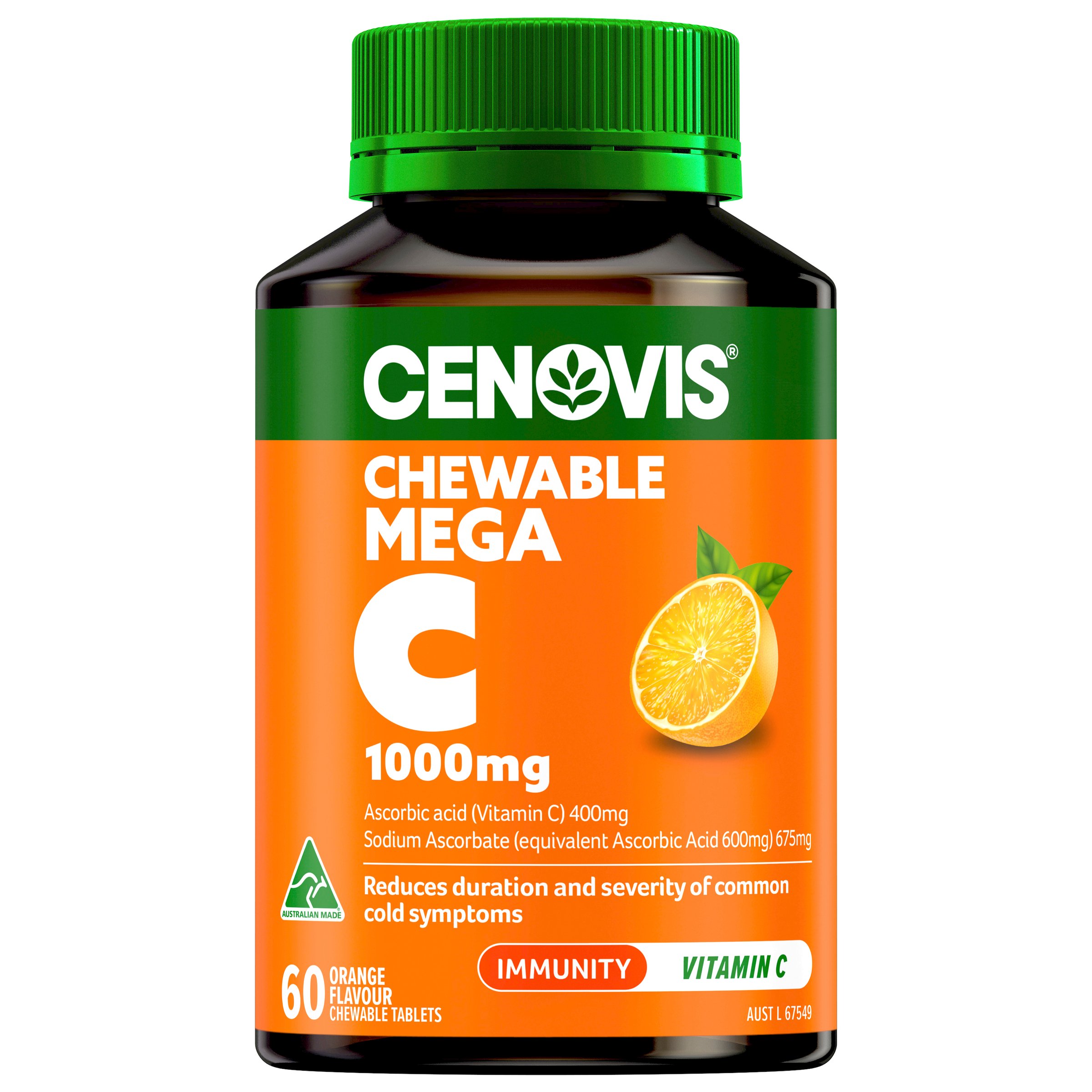 Cenovis Chewable Mega C 1000mg - 60 tablets - Image 1