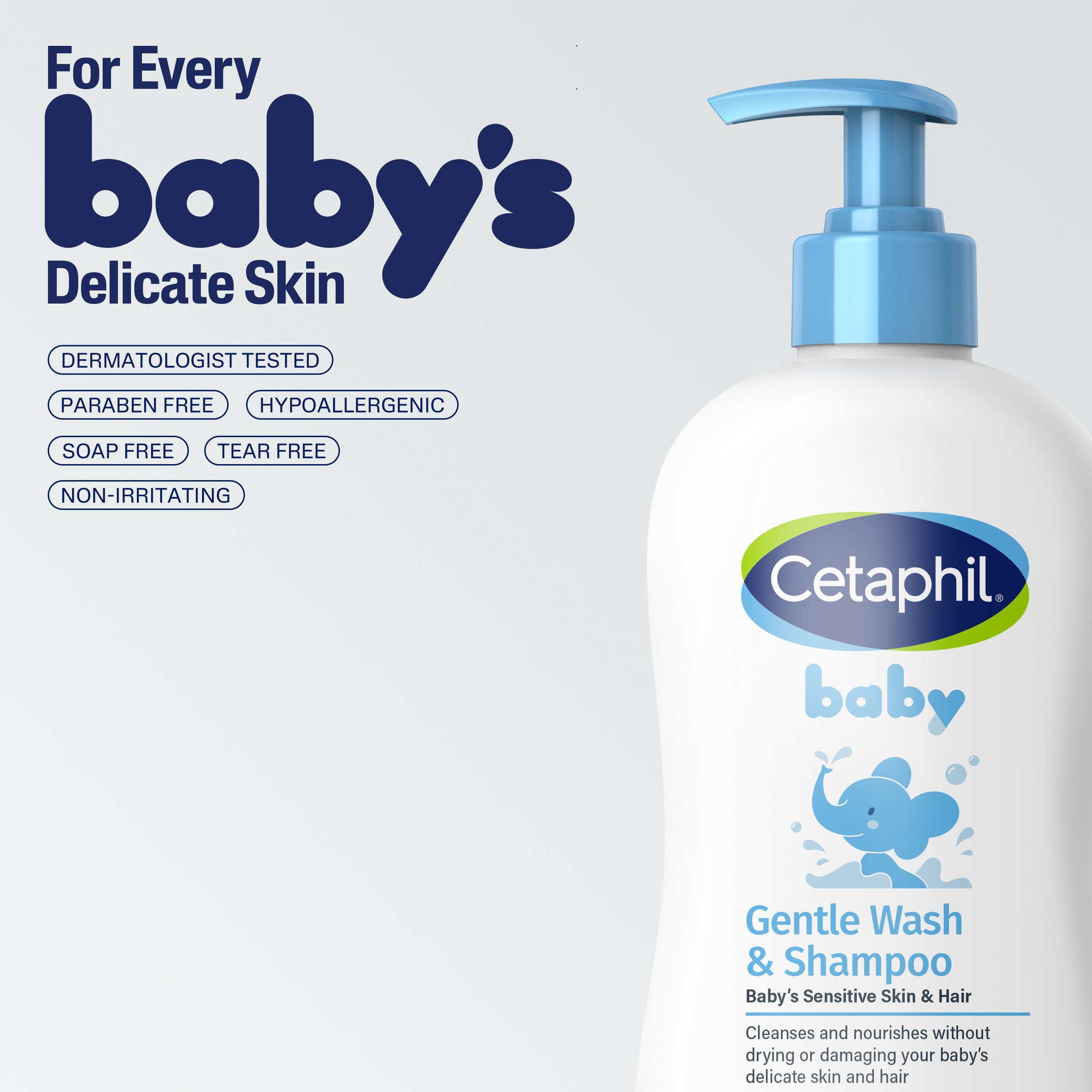 Cetaphil Baby Wash & Shampoo 400ml - Image 7