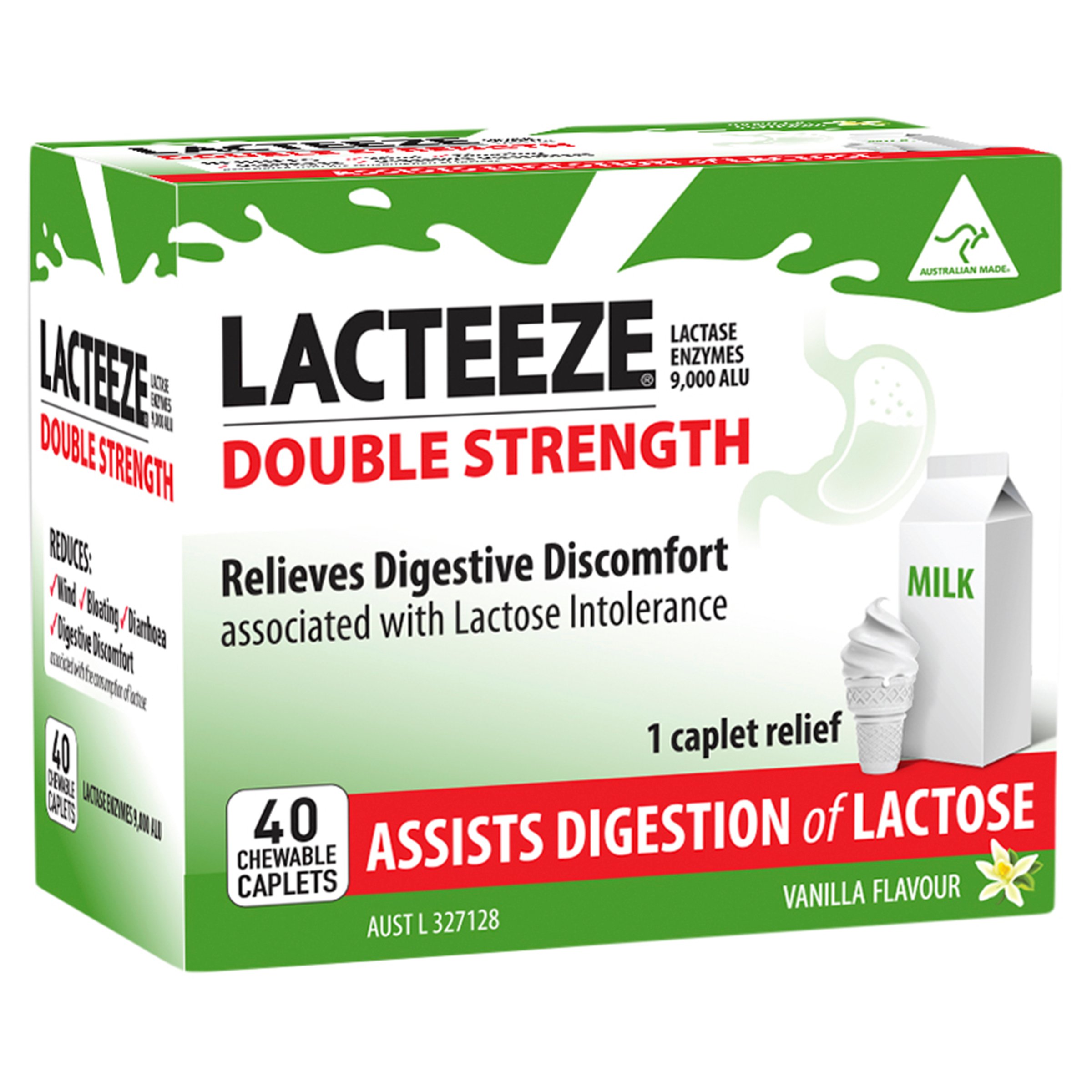 Lacteeze Double Strength 40 chewable caplets - Image 3