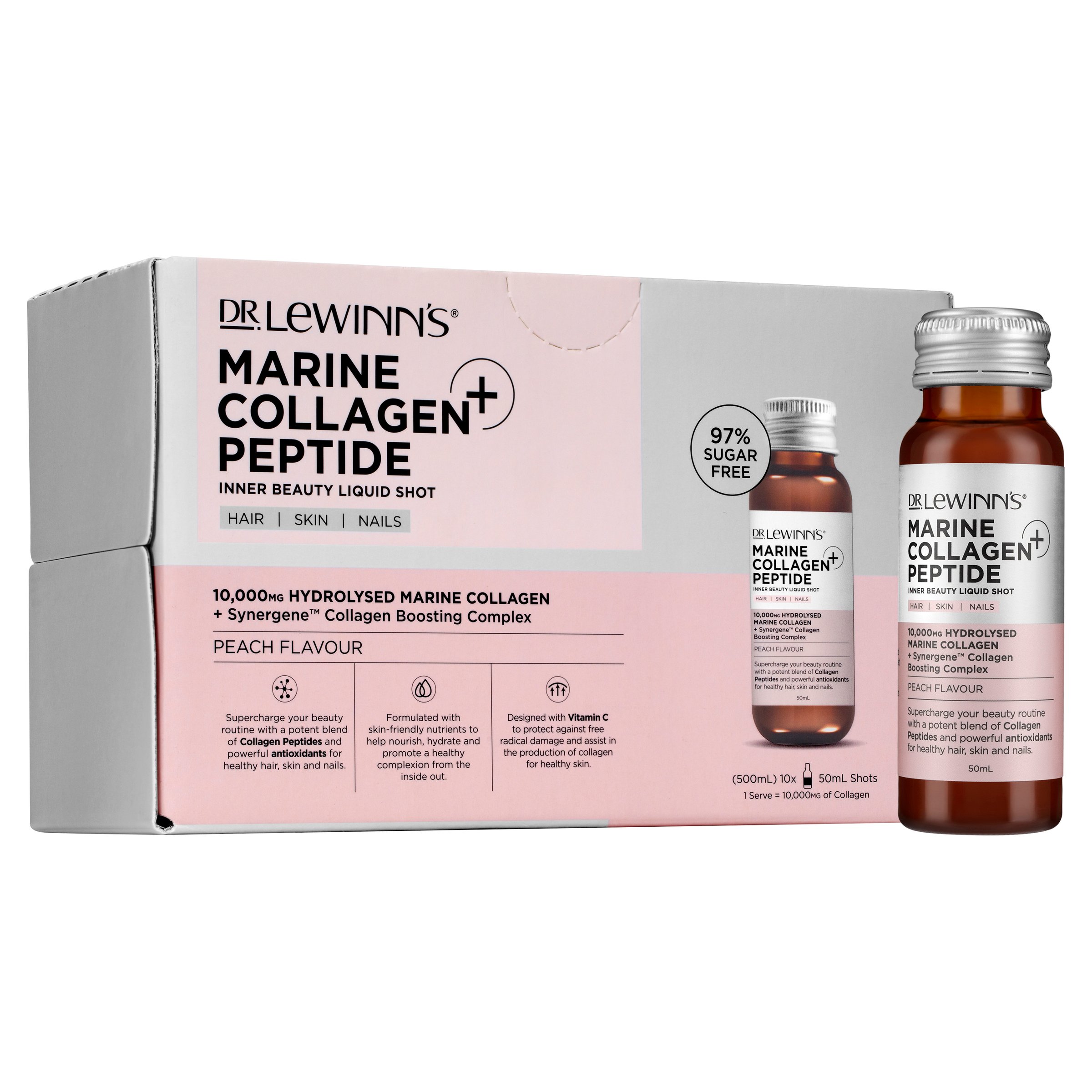 Dr. LeWinn's Inner Beauty Marin Coll Pep Liq 10X50ml - Image 11