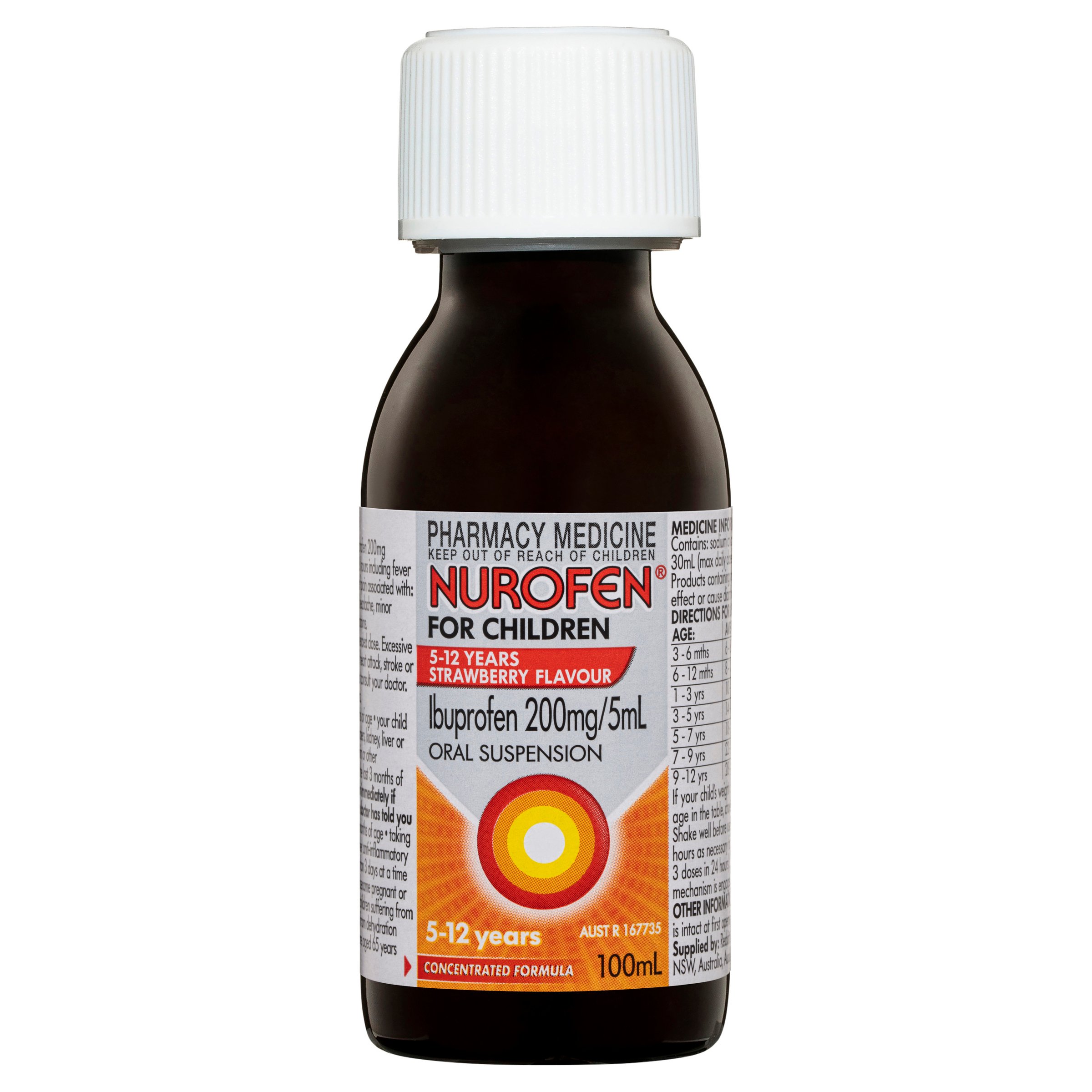 Nurofen For Children 5-12 Years Strawberry 100ml - Image 6
