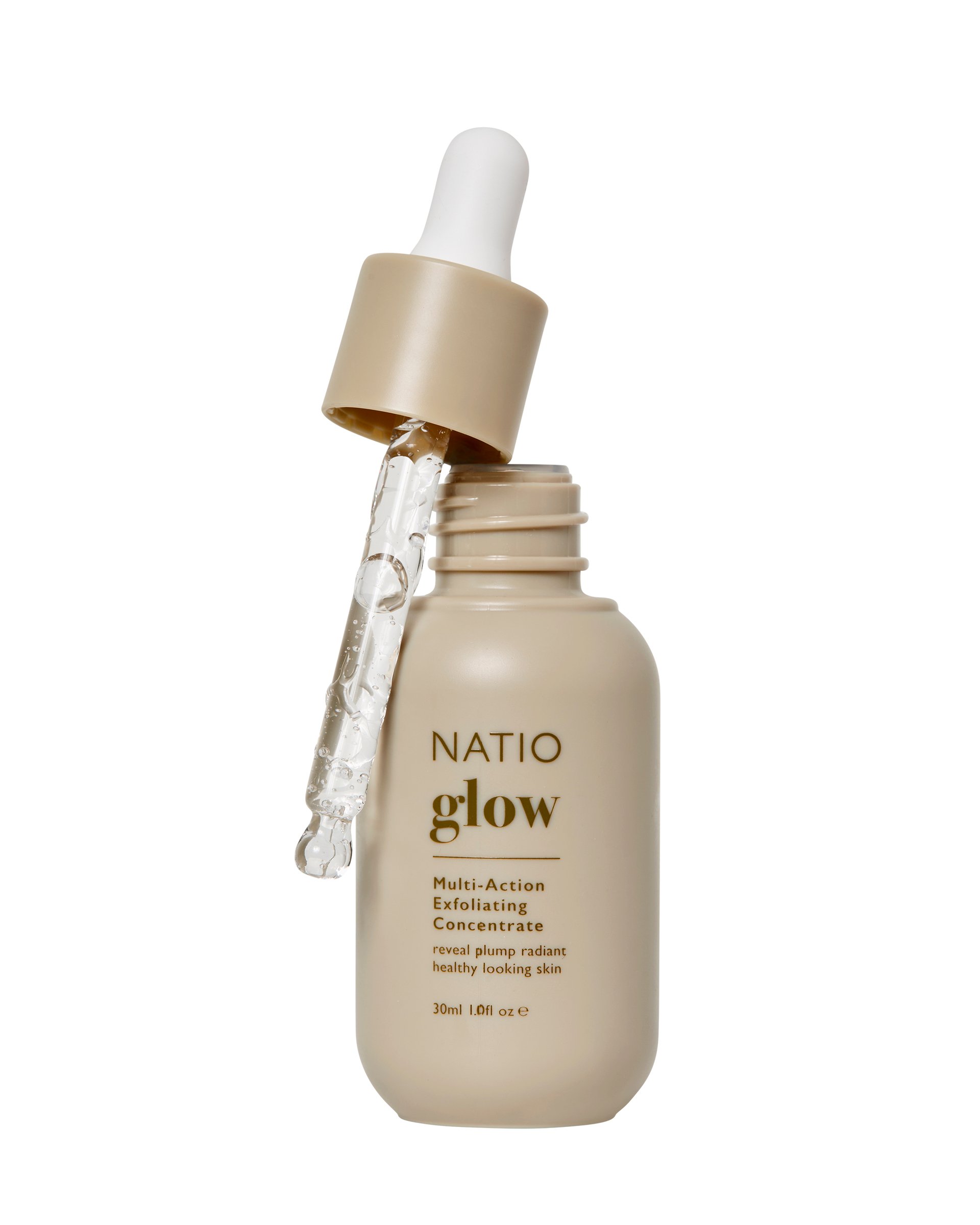 Natio Glow Multi-Action Exfoliating Concentrate 30ml - Image 3