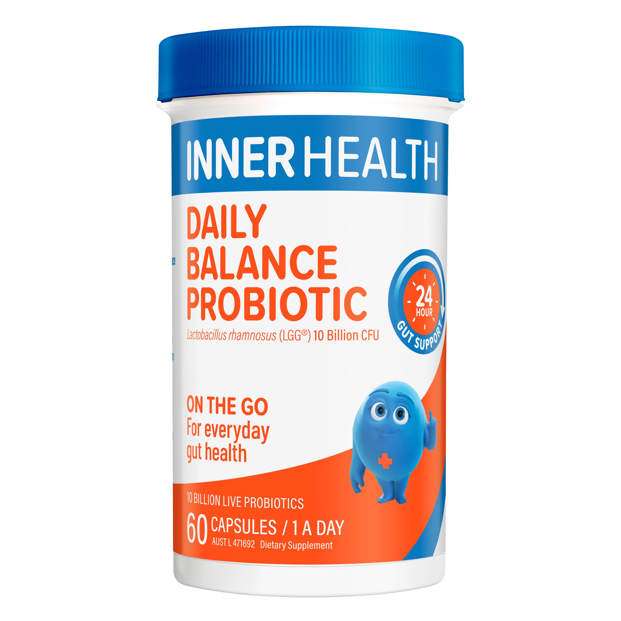 Inner Health Daily Balance Probiotic 60 capsules - Image 1