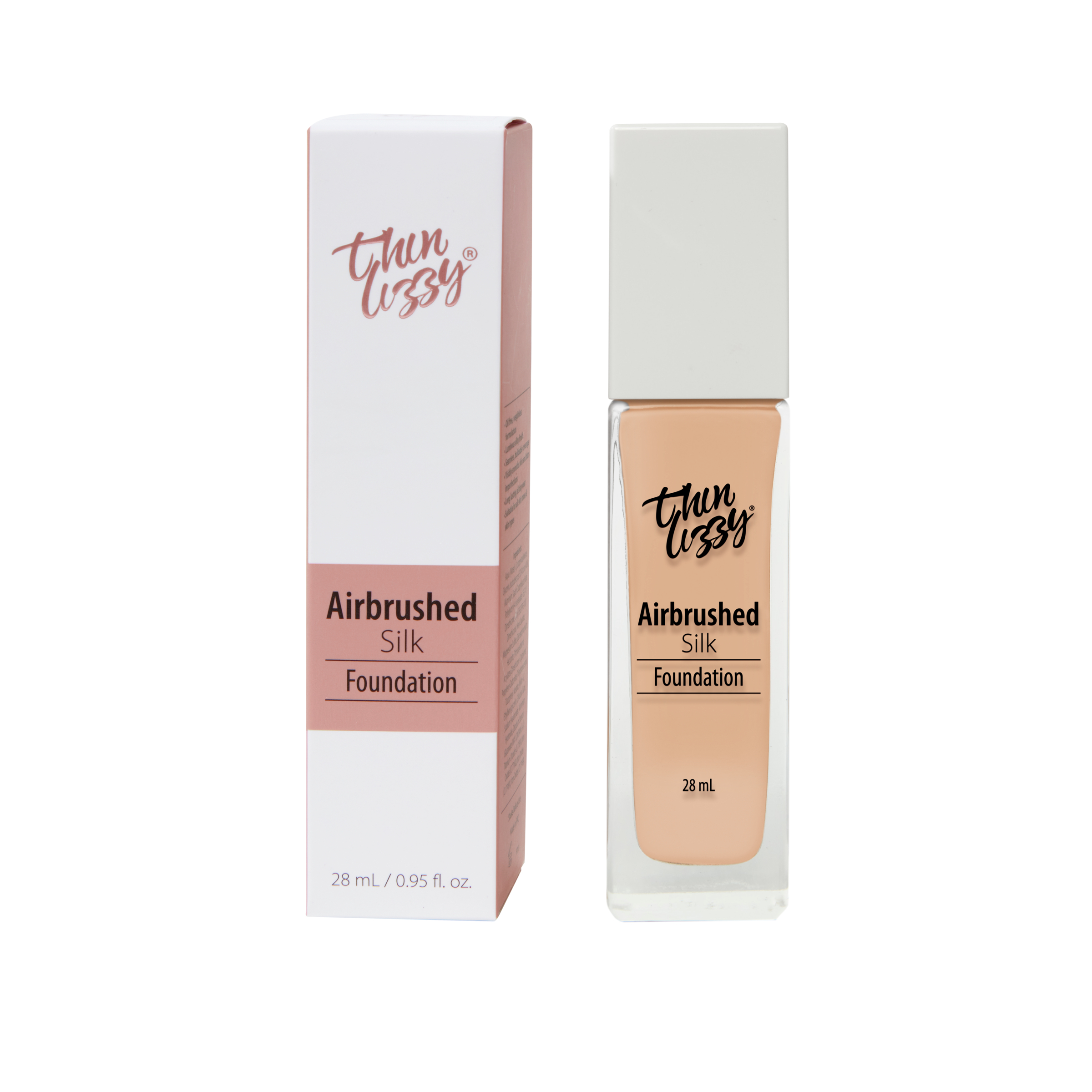 Thin Lizzy Airbrushed Silk Foundation Enchanted Rose 30ml - Image 1