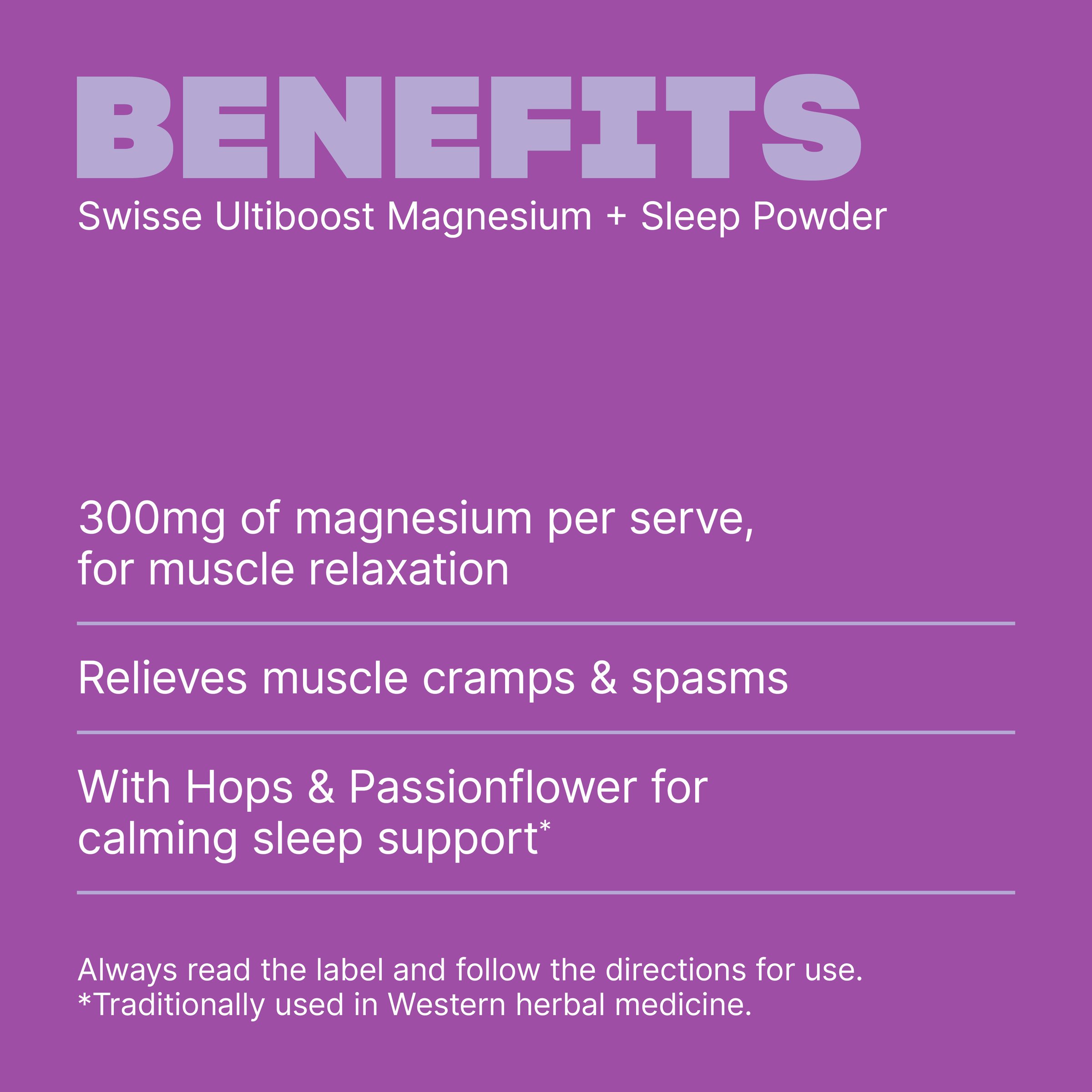 Swisse Ultiboost Magnesium + Sleep Powder 180g - Image 4