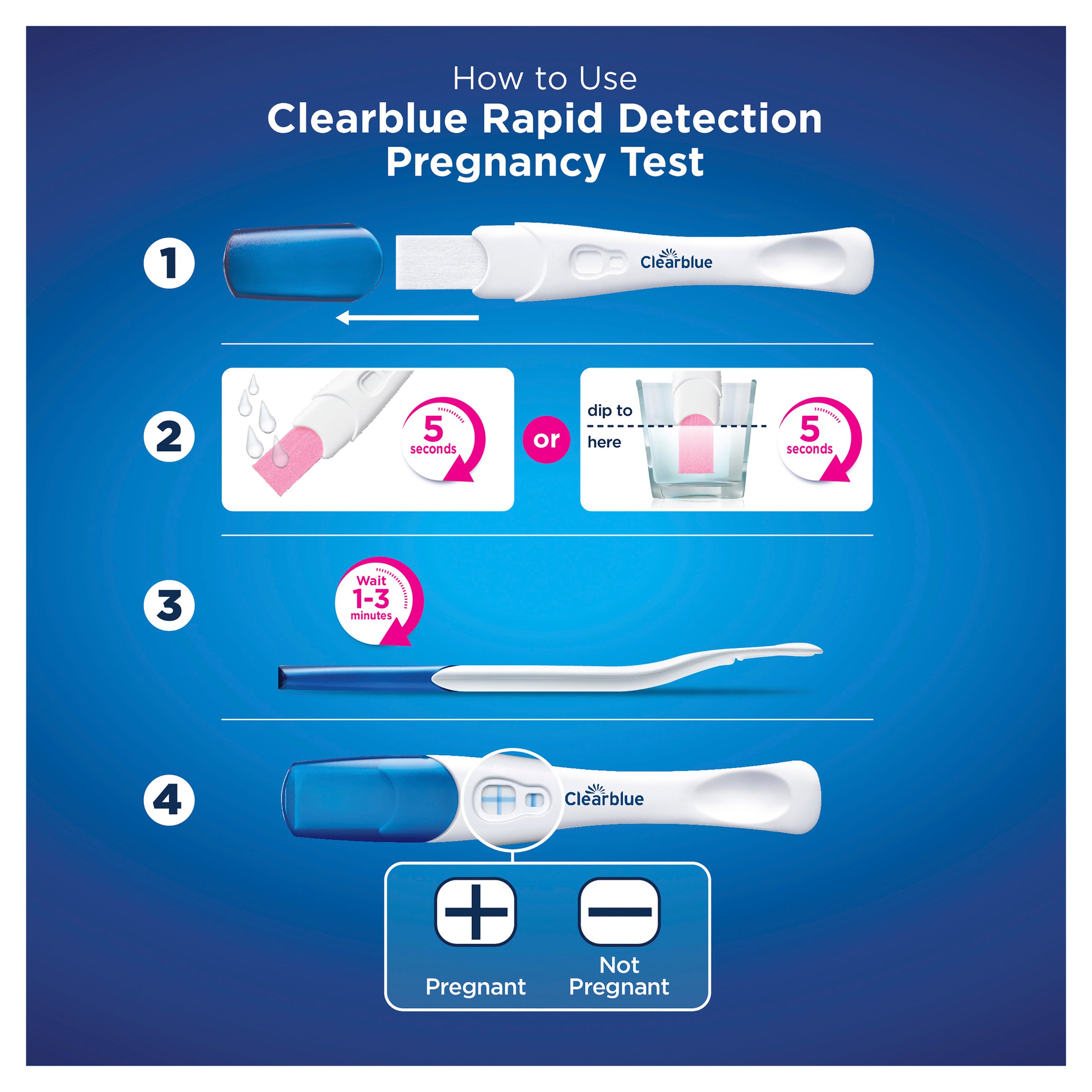 Clearblue Pregnancy Test Visual 3 pack - Image 10