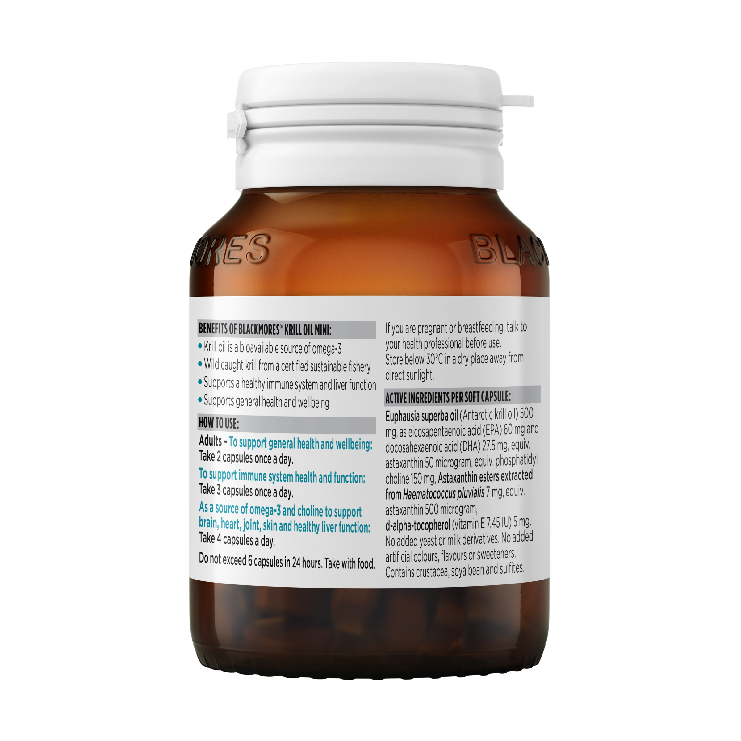 Blackmores Krill Oil Mini 60 capsules - Image 2