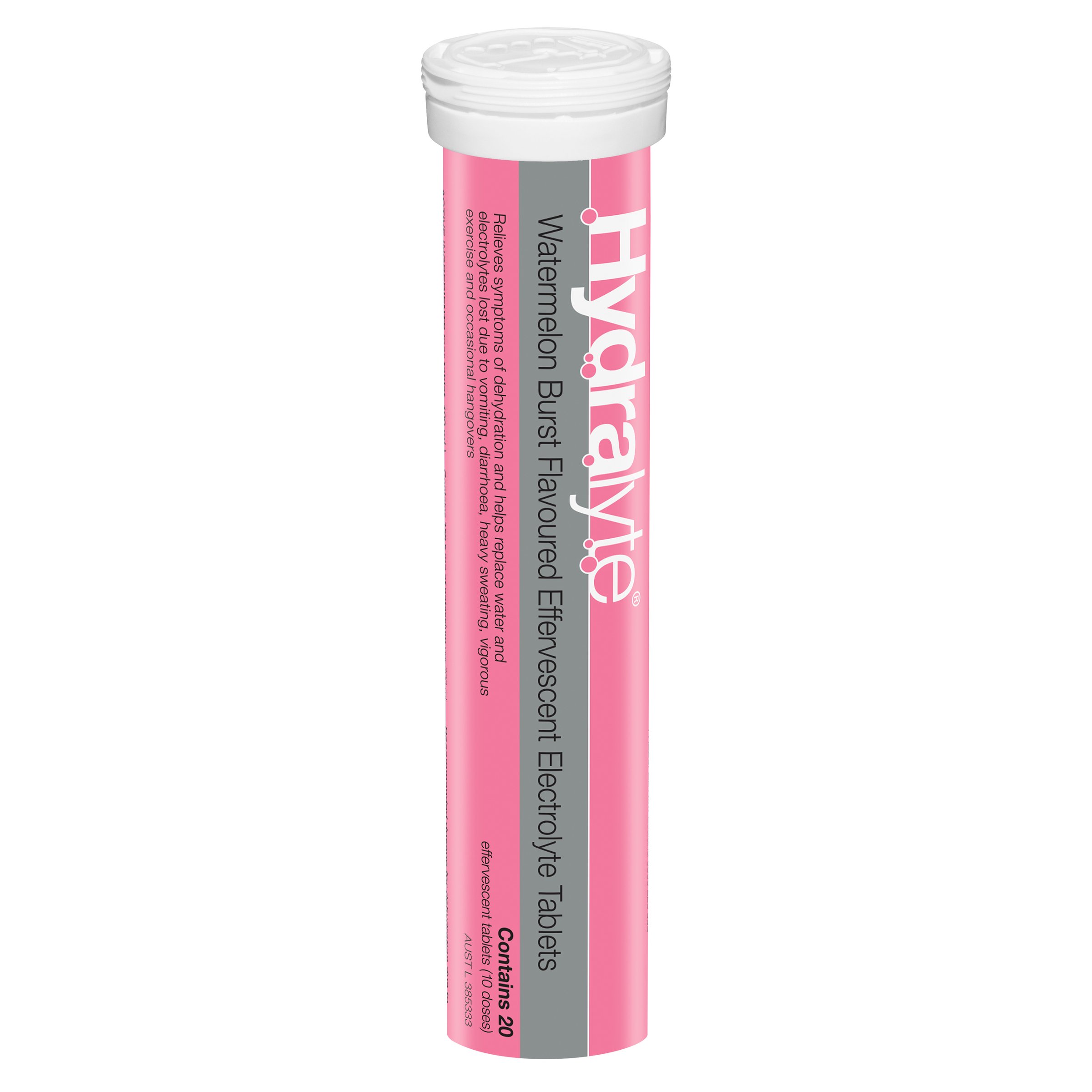 Hydralyte Effervescent Watermelon Burst 20 tablets - Image 8