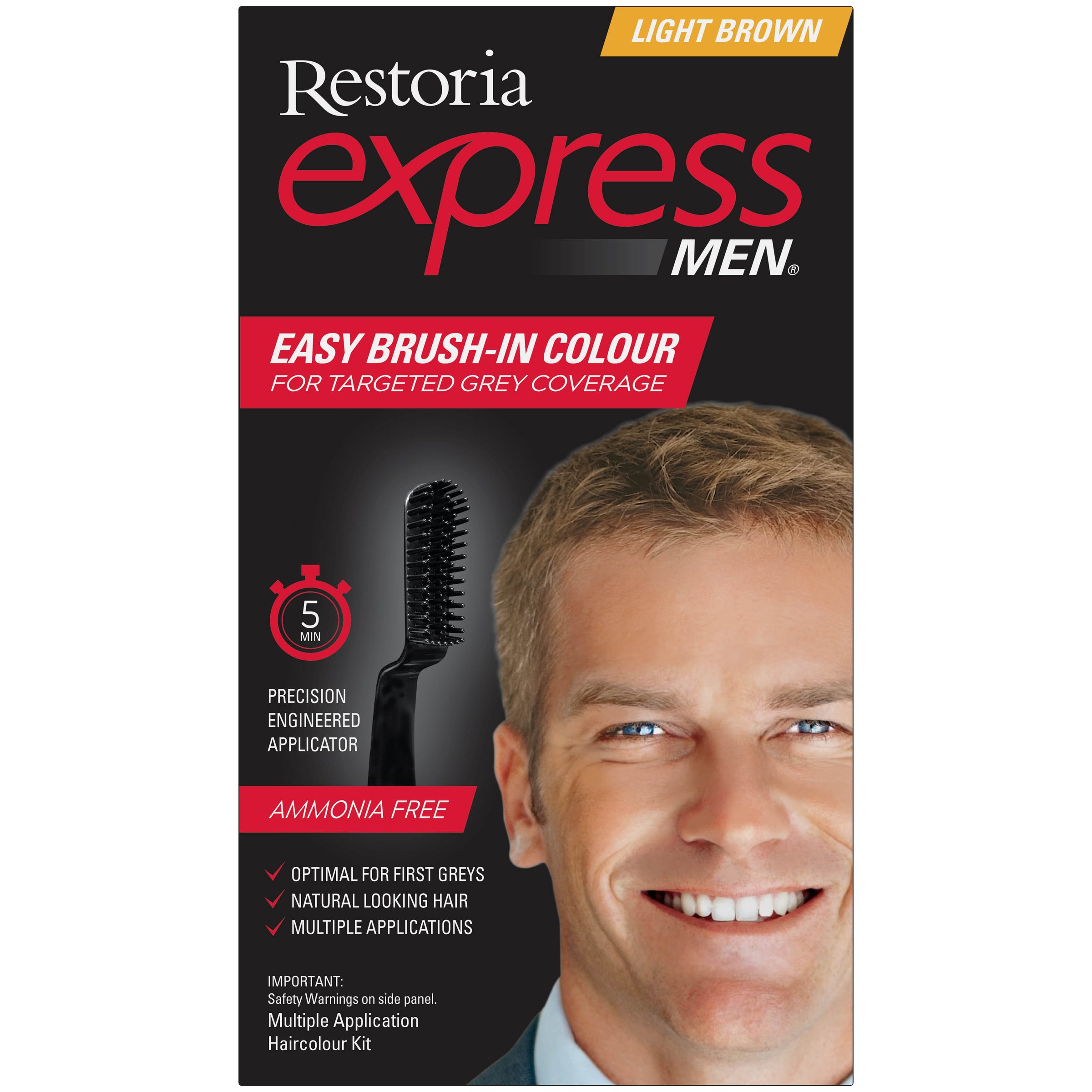 Restoria Express For Men Light Brown 1 pack - Image 1