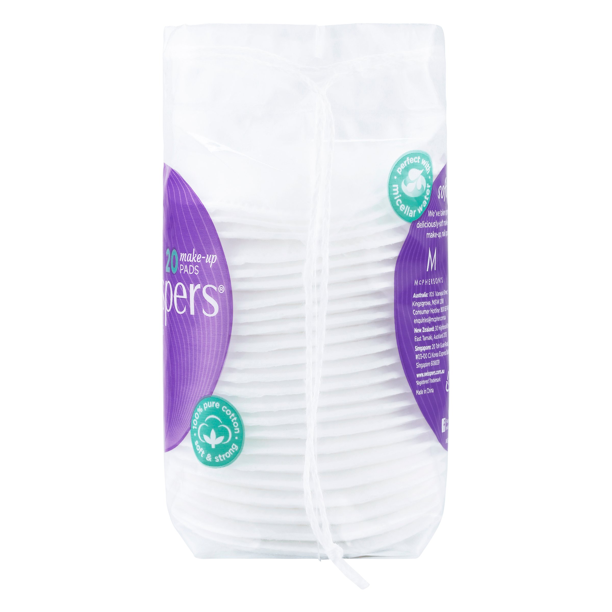 Swisspers Make-Up Pads 20 pack - Image 4