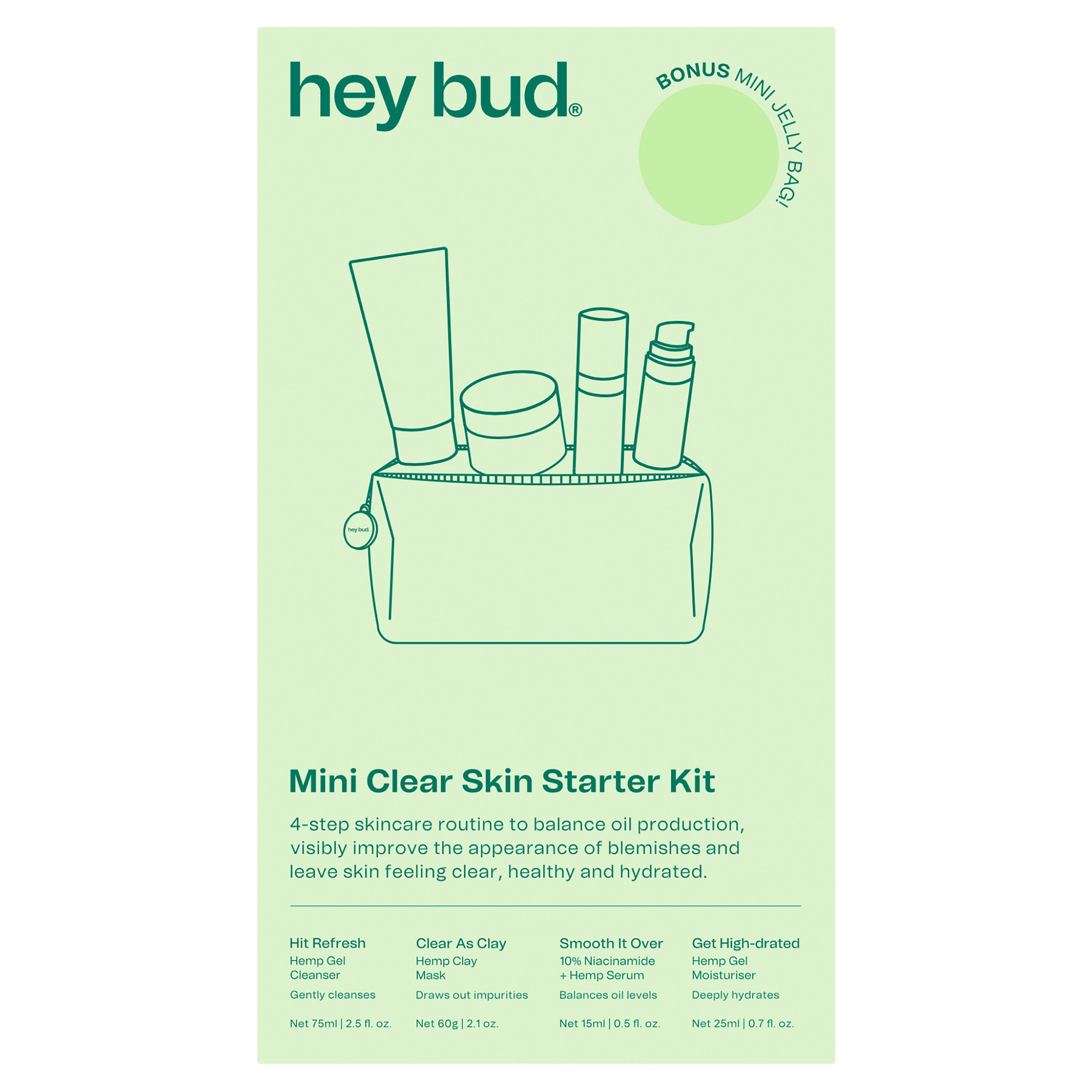 Hey Bud Mini Starter Kit 1 each - Image 1