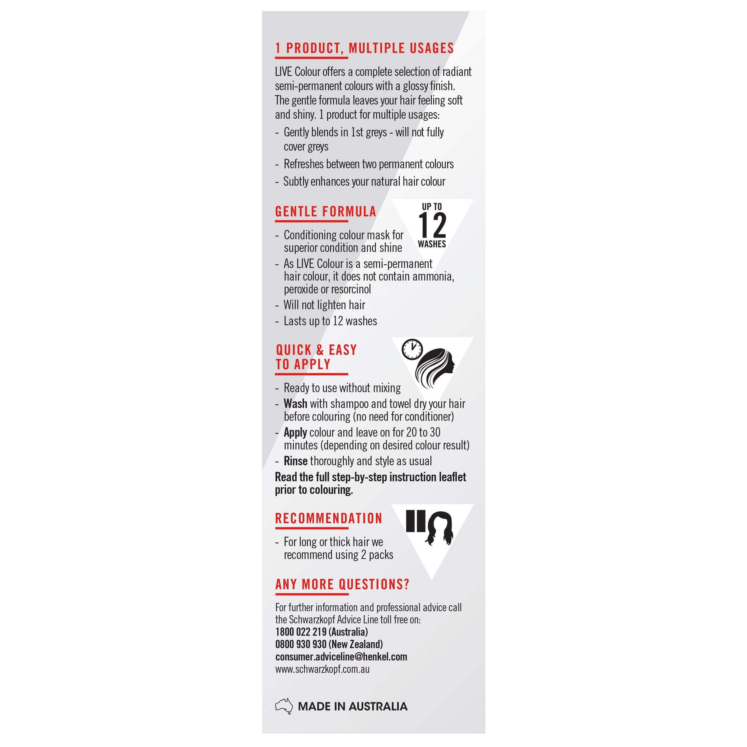 Schwarzkopf Live Colour Hazelnut 75ml - Image 2