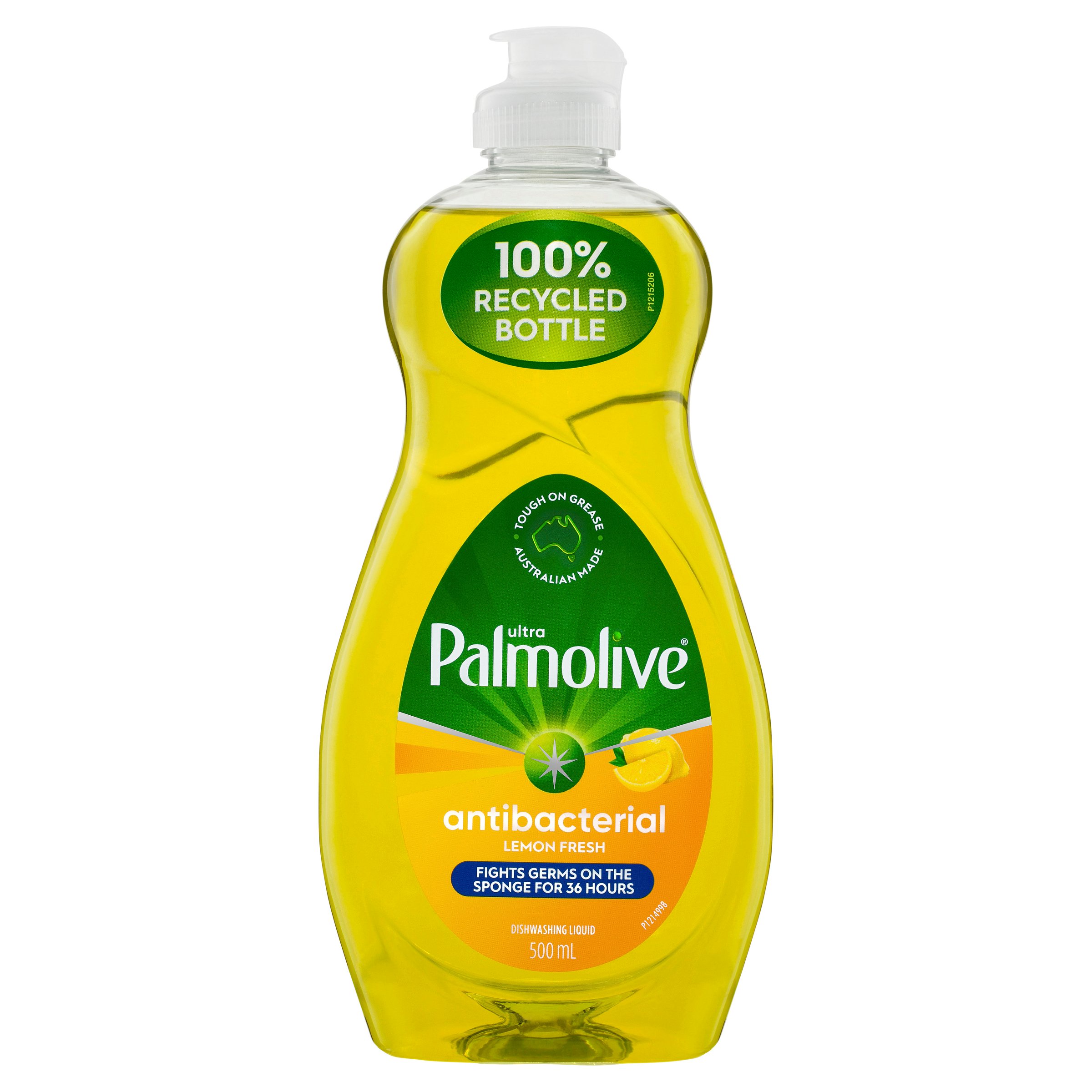 Palmolive Ultra Strength Concentrate Antibacterial Dishwashing Liquid Lemon 500ml - Image 1