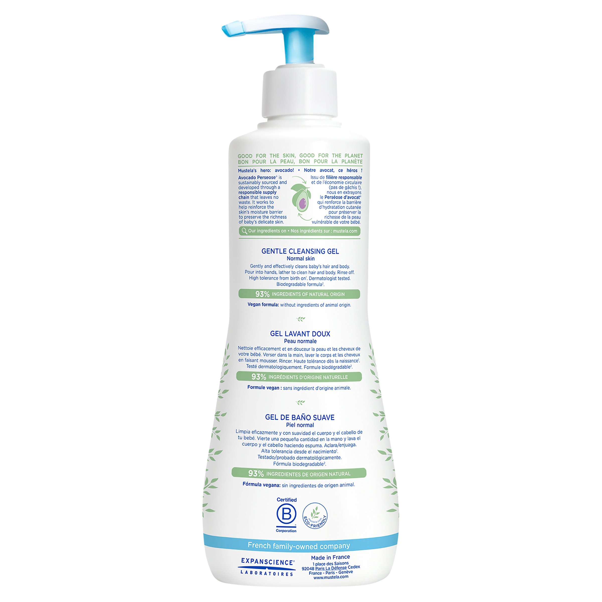 Mustela Gentle Cleansing Gel 500ml - Image 2