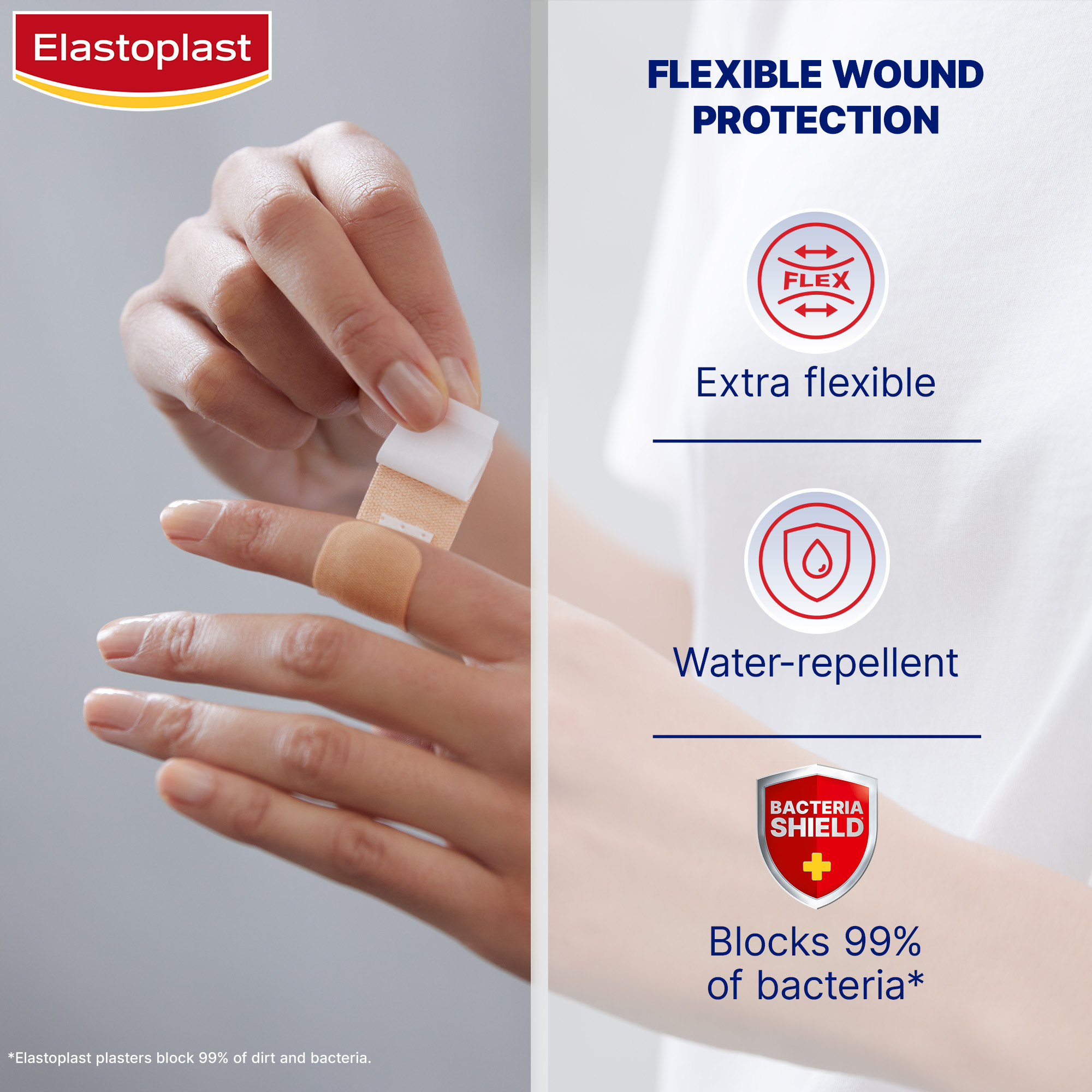 Elastoplast Flexi Fabric Strips 20 pack - Image 3