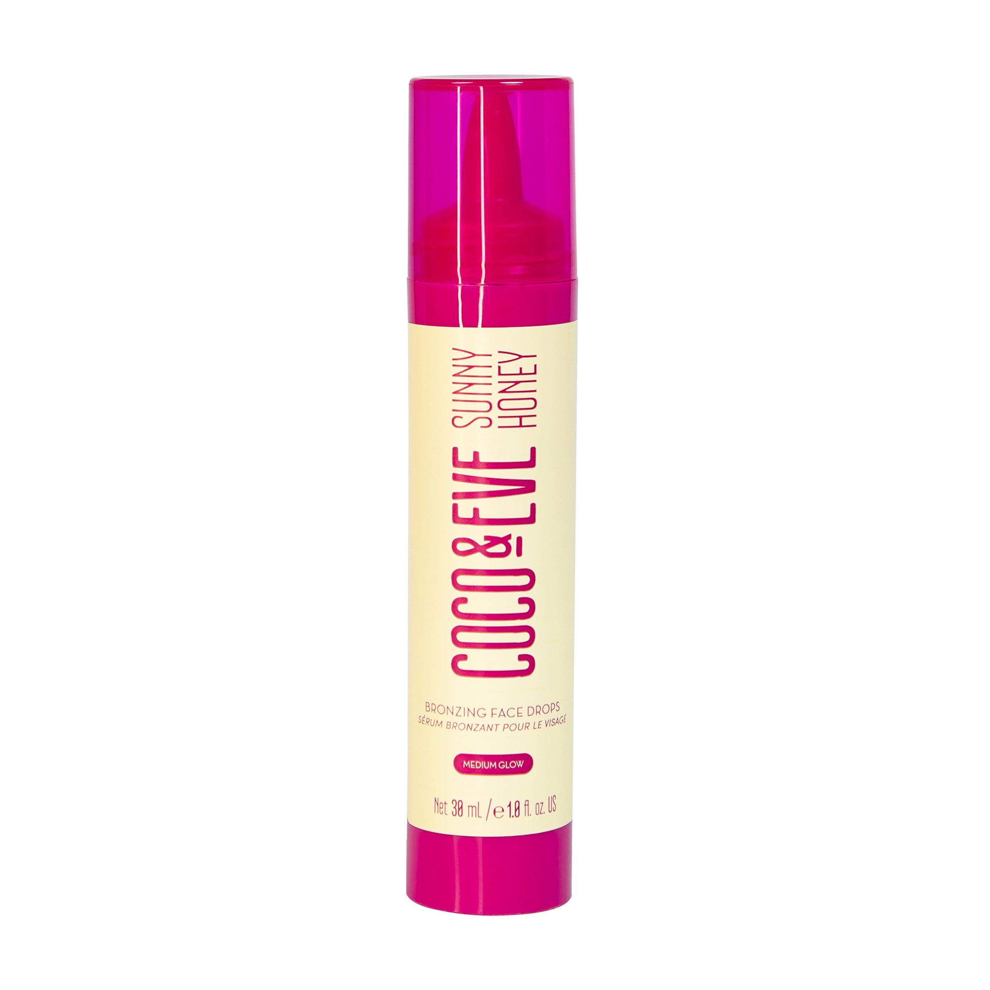Coco & Eve Sunny Honey Bronzing Face Drops Medium Glow 30ml - Image 1