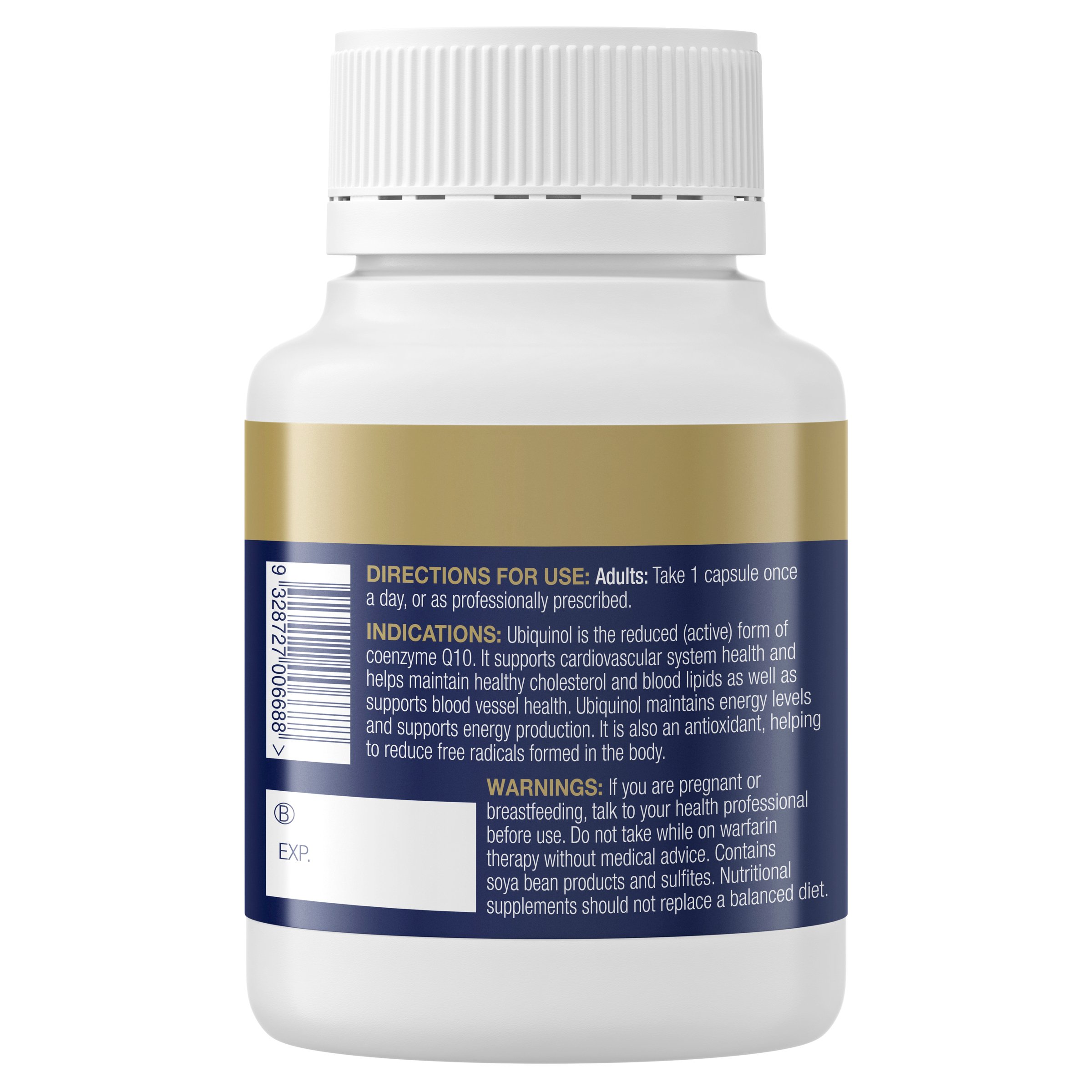BioCeuticals Ubiquinol BioActive 150mg - 60 capsules - Image 3