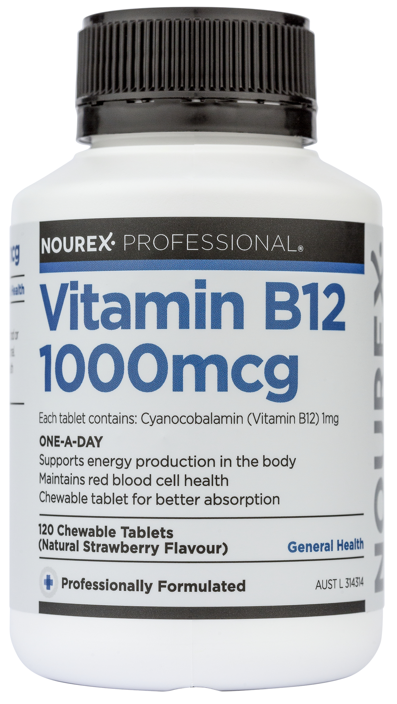 Nourex Professional Vitamin B12 1000mcg - 120 tablets