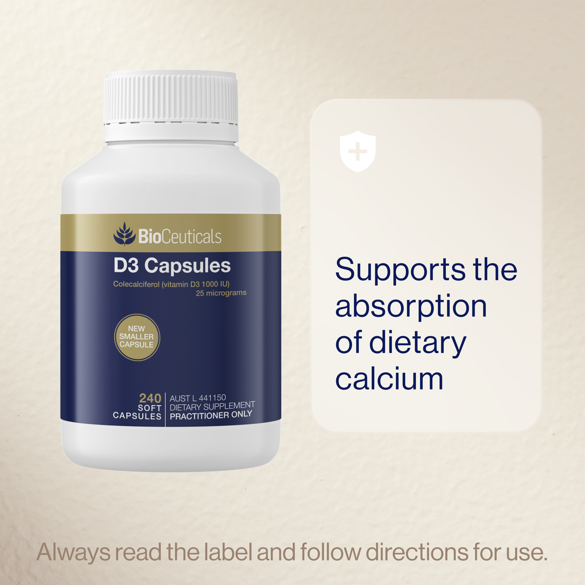 BioCeuticals D3 - 240 capsules - Image 6