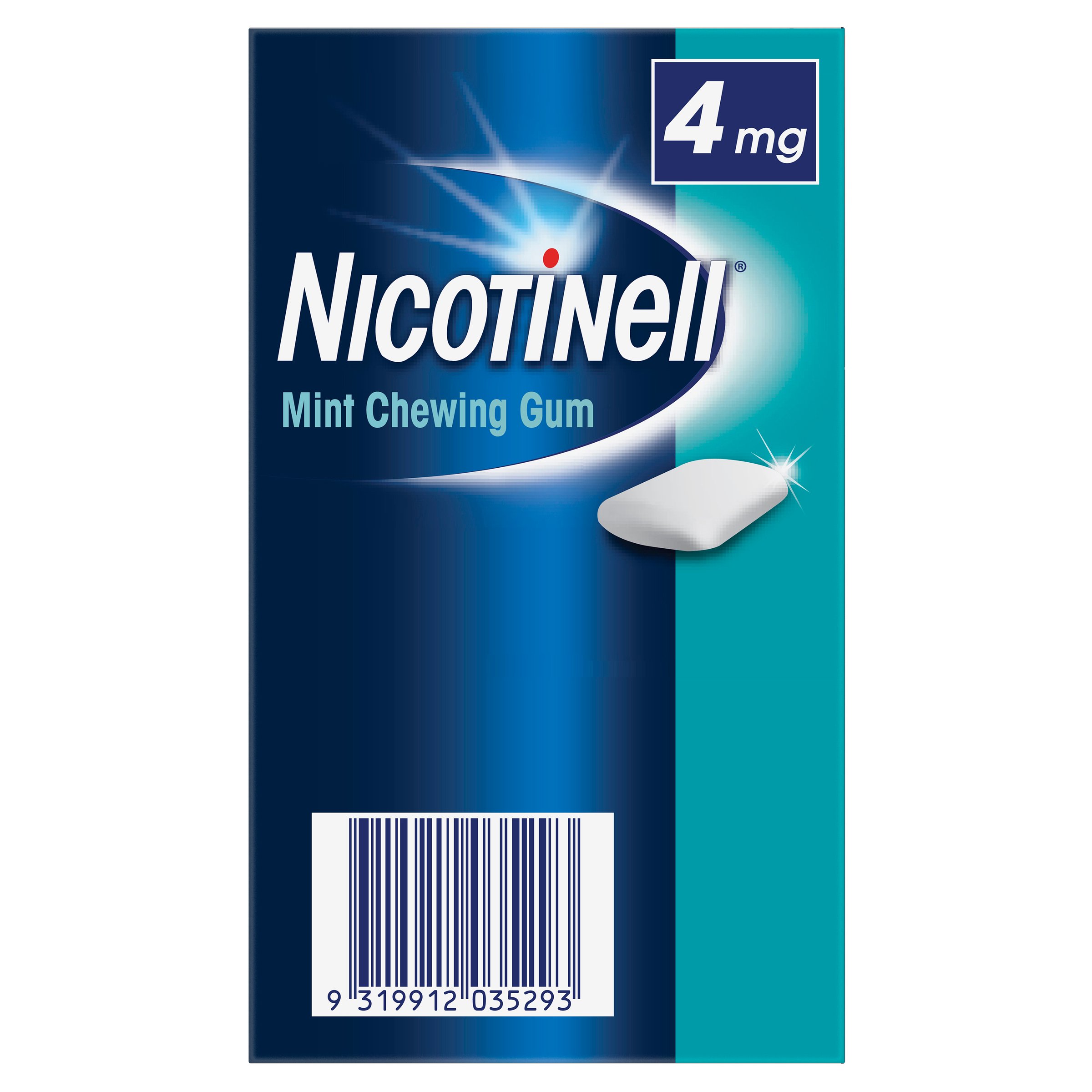 Nicotinell Mint Chewing Gum 4mg - 216 pieces - Image 3