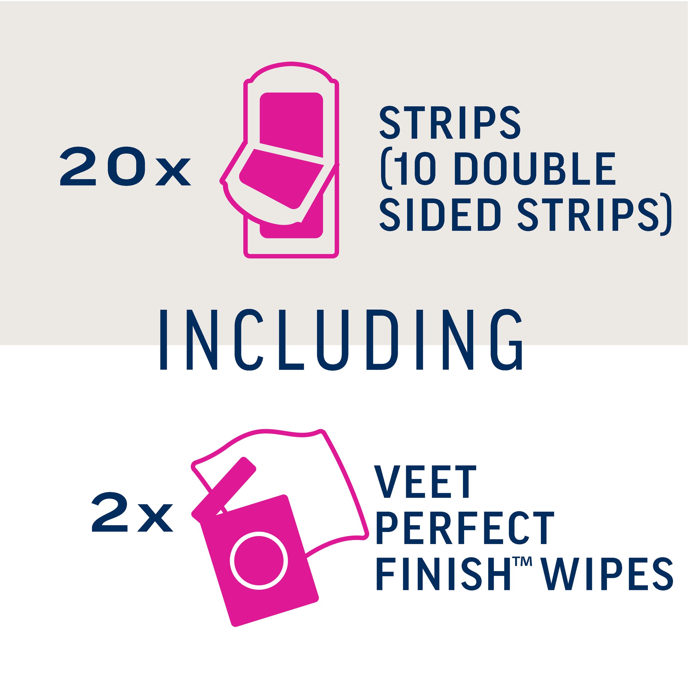 Veet Pure Face Wax Strips 20 pack - Image 6