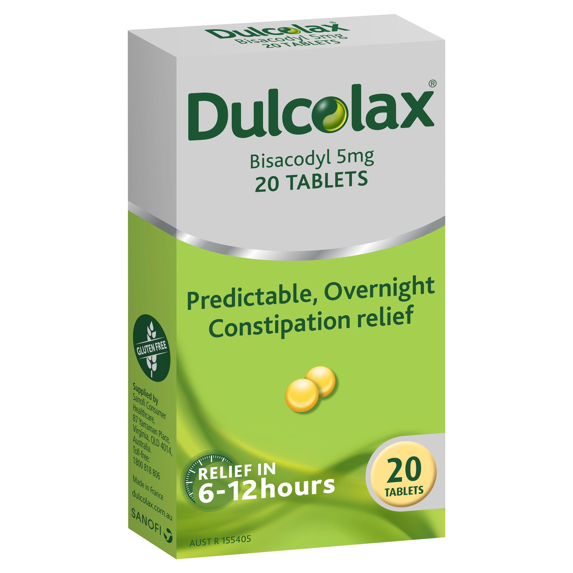 Dulcolax 5mg - 20 tablets - Image 2
