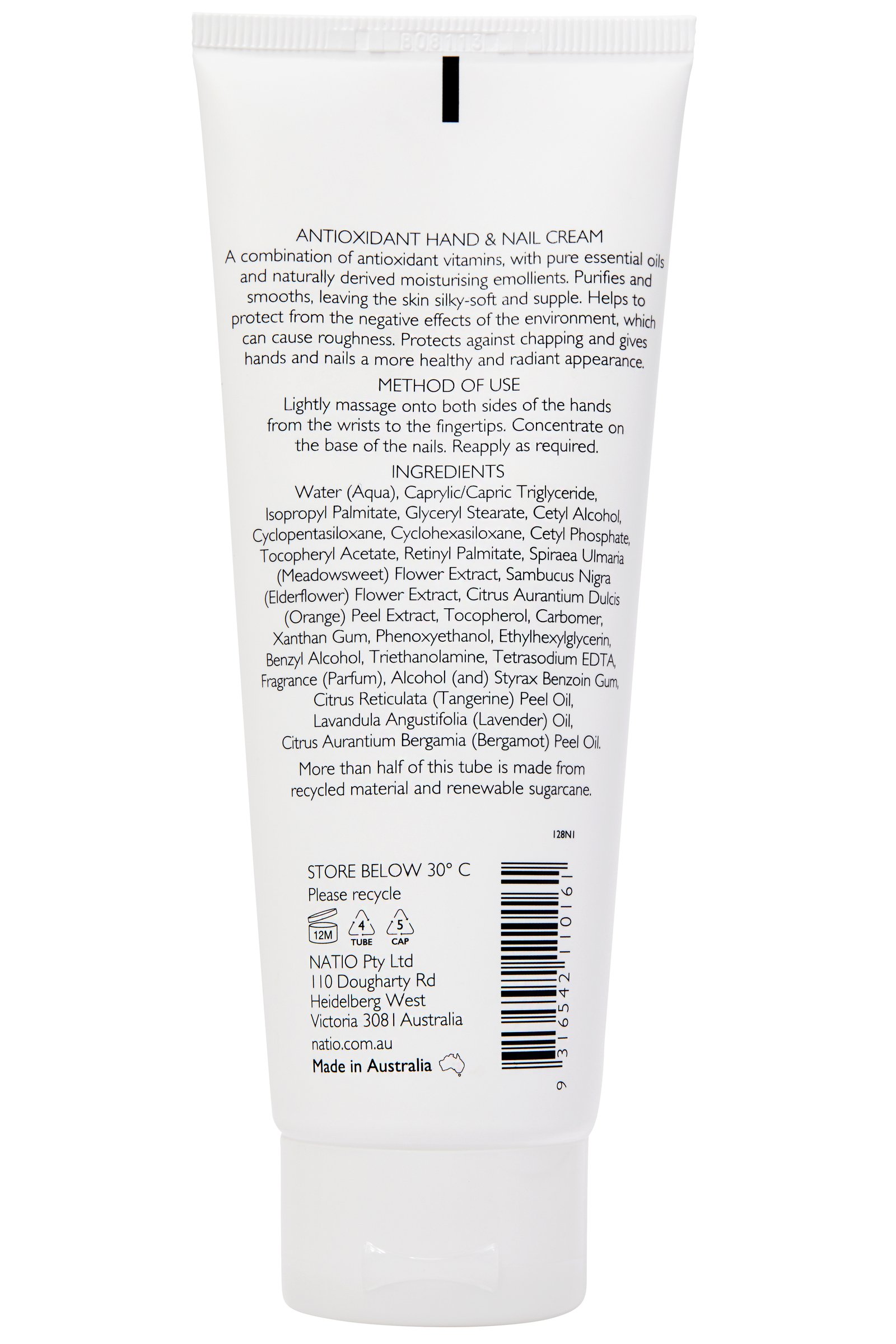Natio Antioxidant Hand And Nail Cream 100g - Image 2