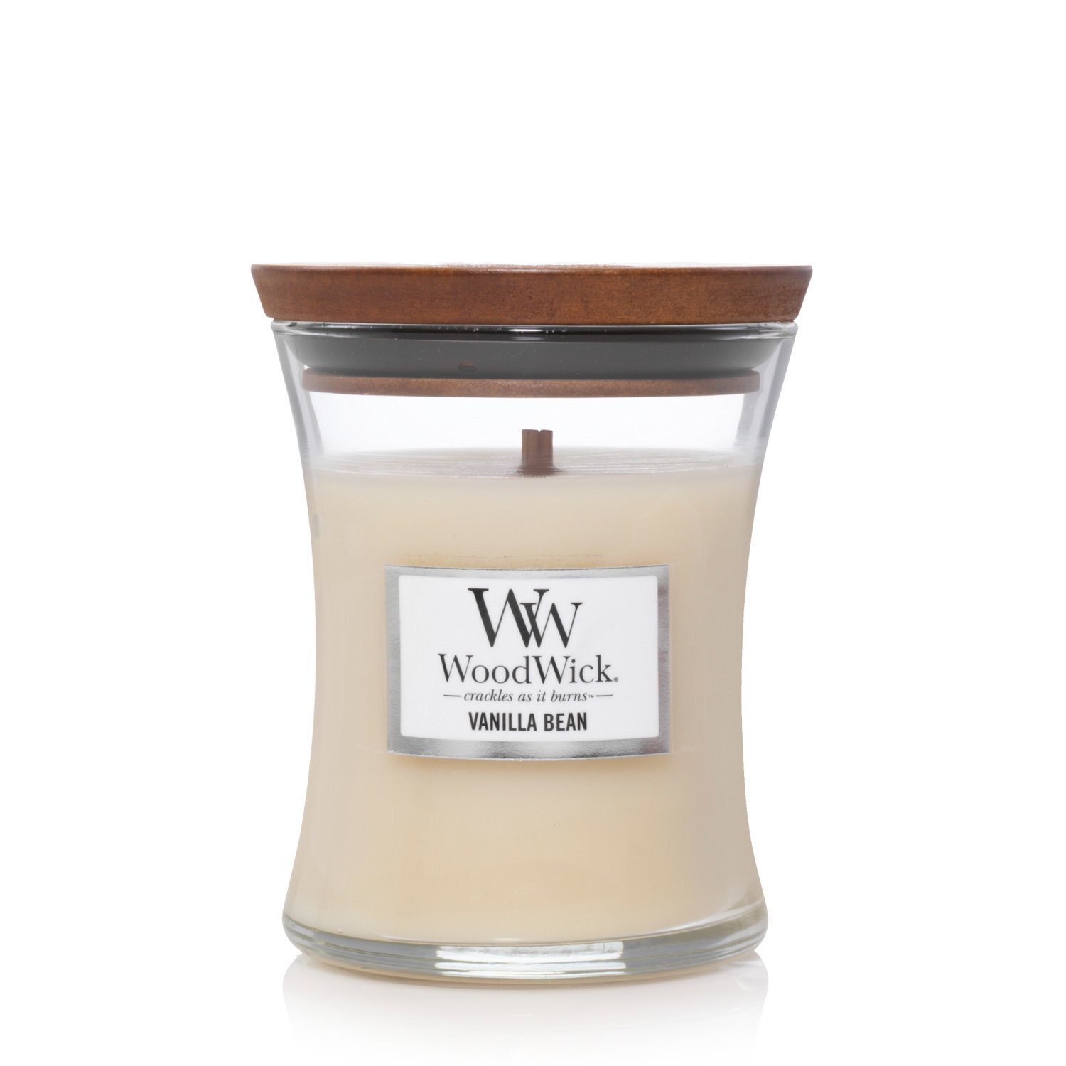 Woodwick Candle Vanilla Bean Medium 1 each