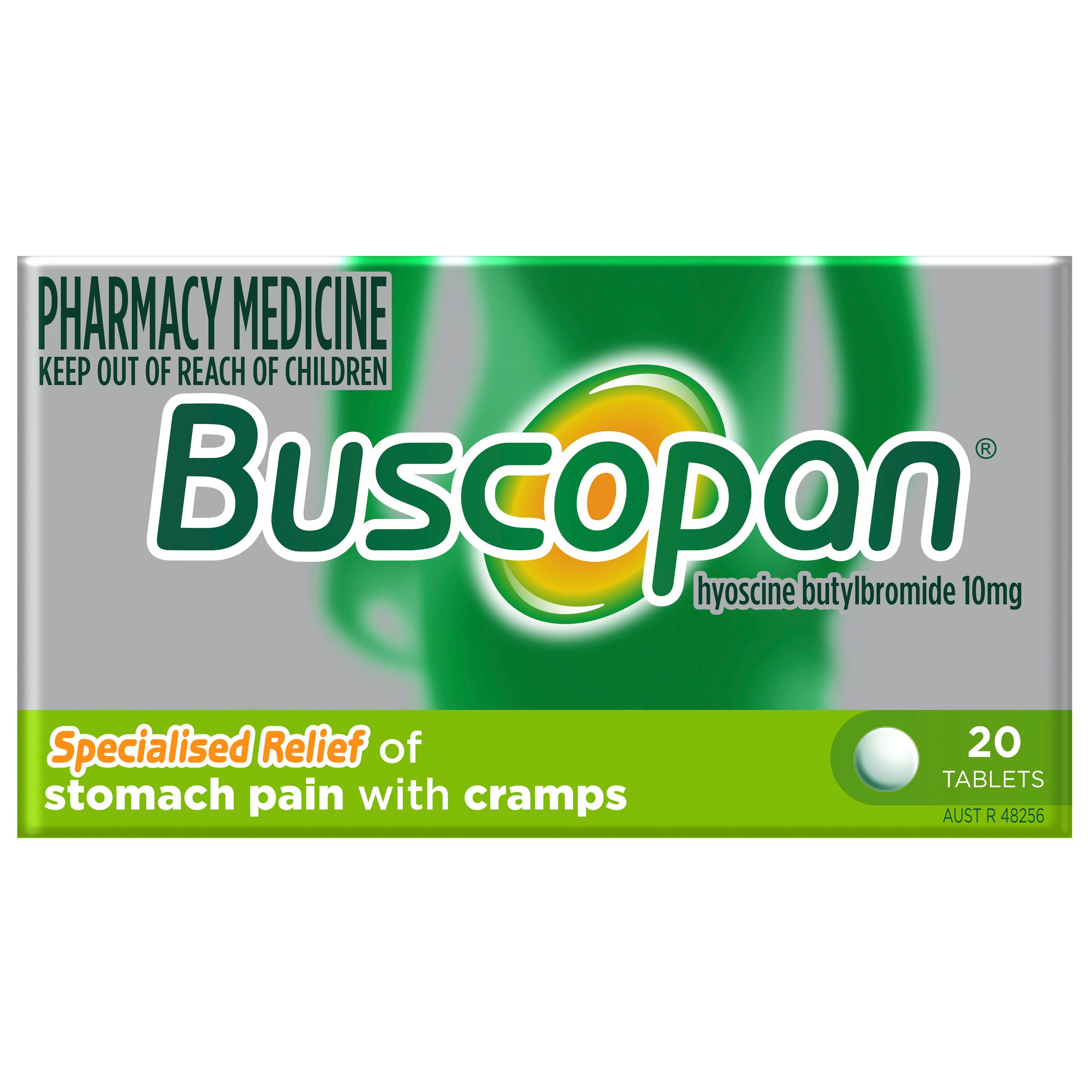 Buscopan 10mg - 20 tablets - Image 1