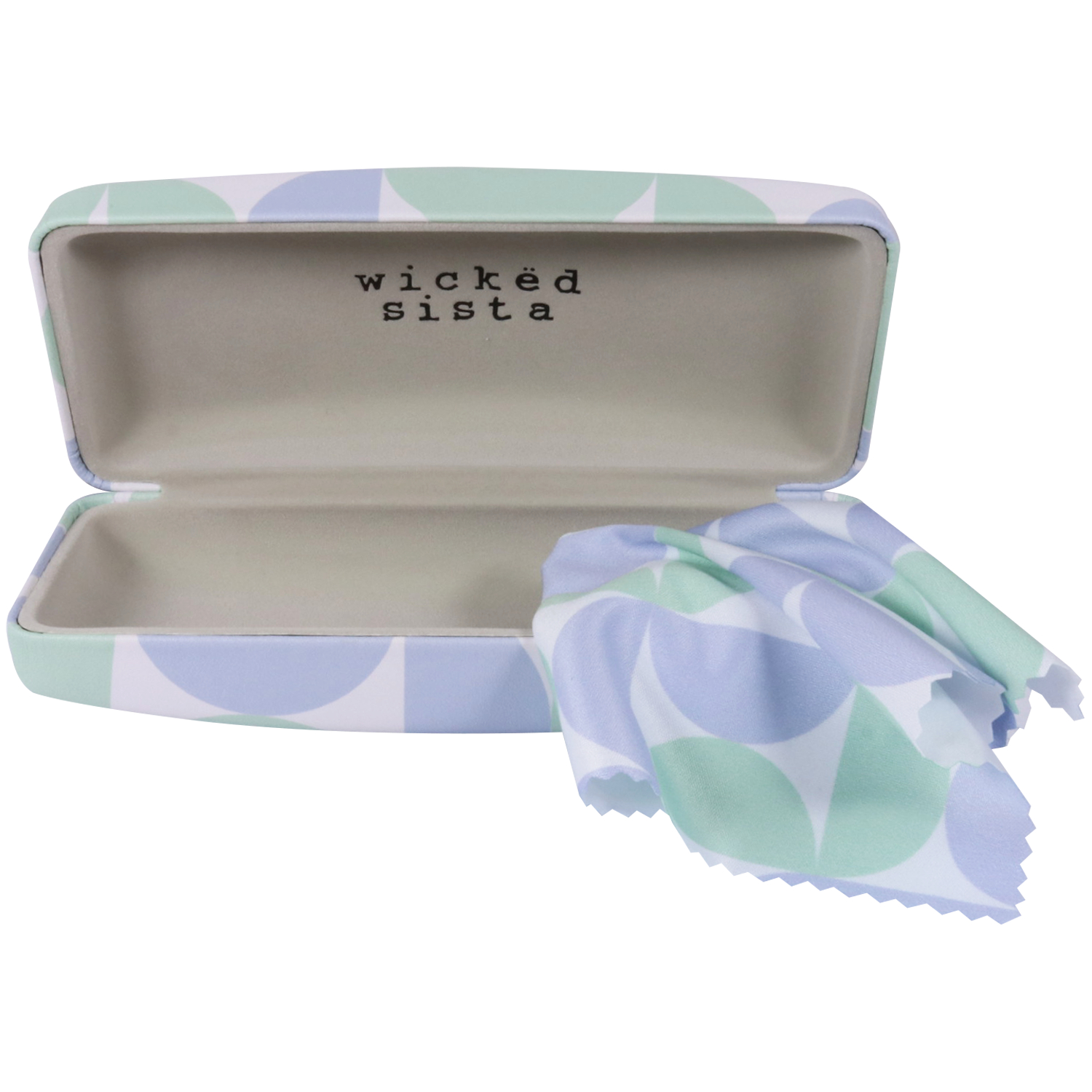 Wicked Sista Eyewear Case Demi Geo 2 piece - Image 1