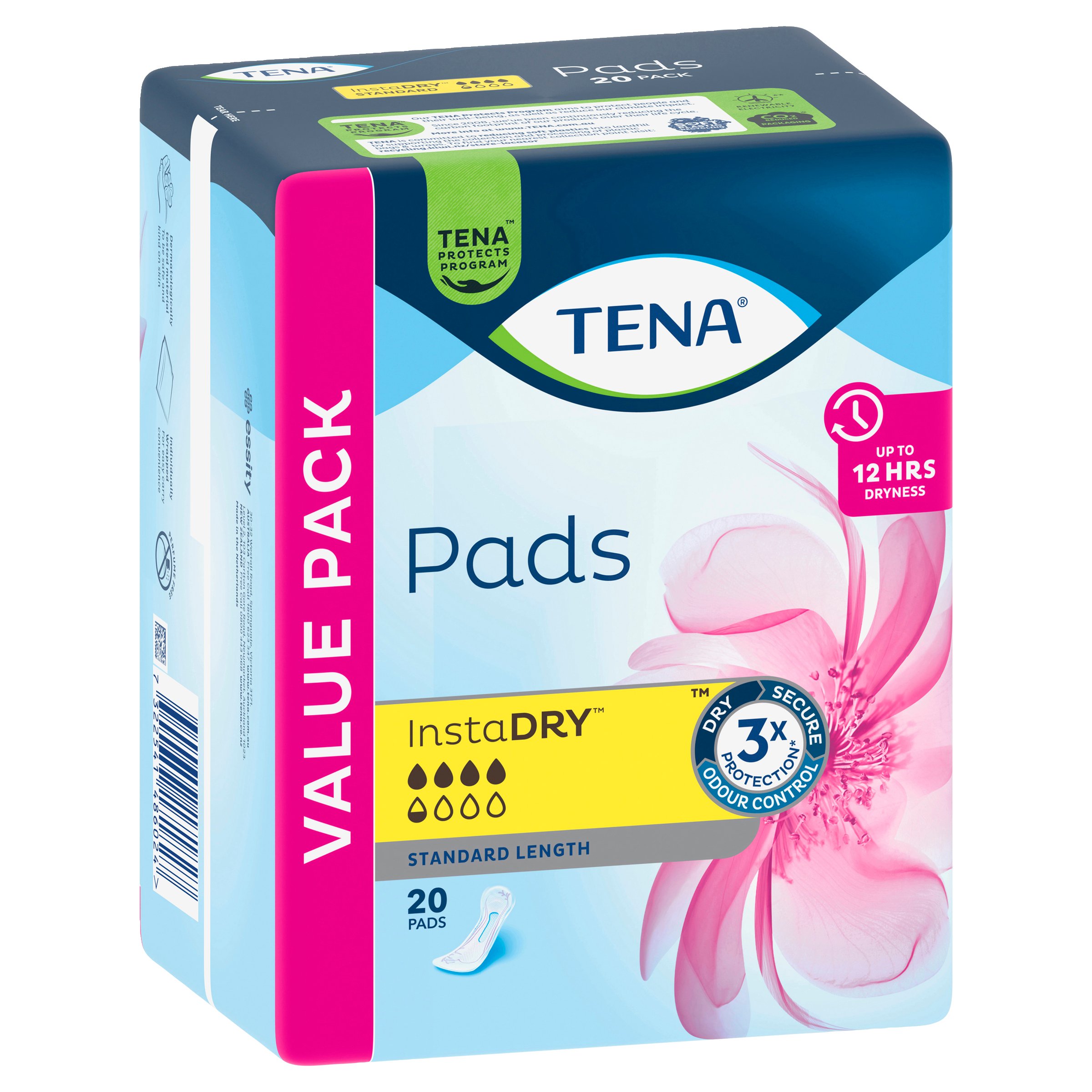 Tena Pads InstaDry Standard Length 20 pack - Image 10