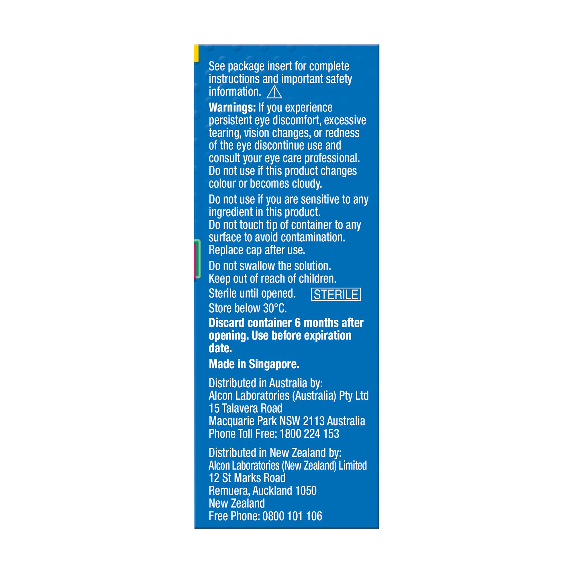 Systane Ultra Lubricant Eye Drops 10ml - Image 4